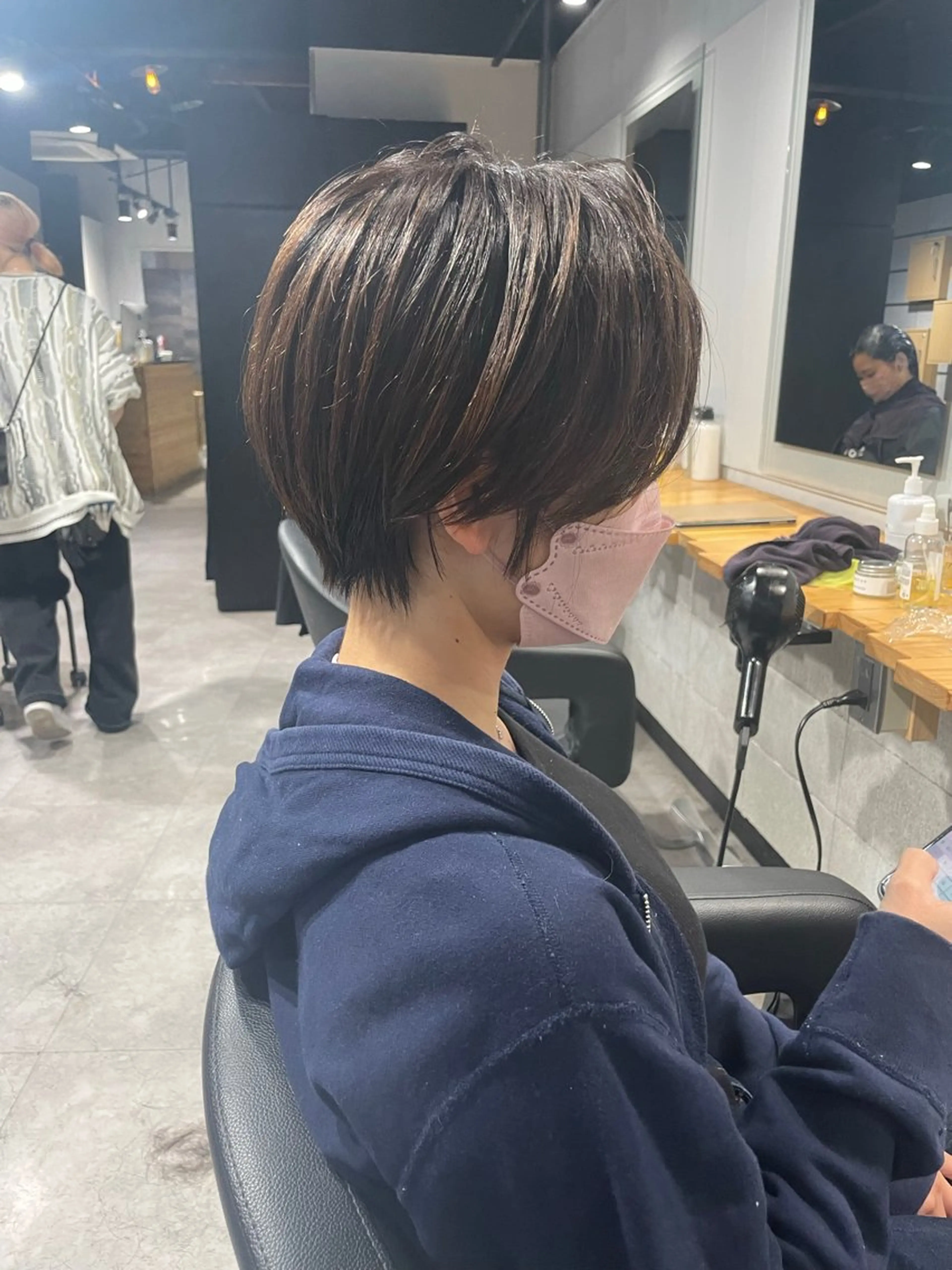 ショート カラー カット トリートメント ヘッドスパ 🦋ハイトーンボブ ショート🦋トシキのヘアスタイル