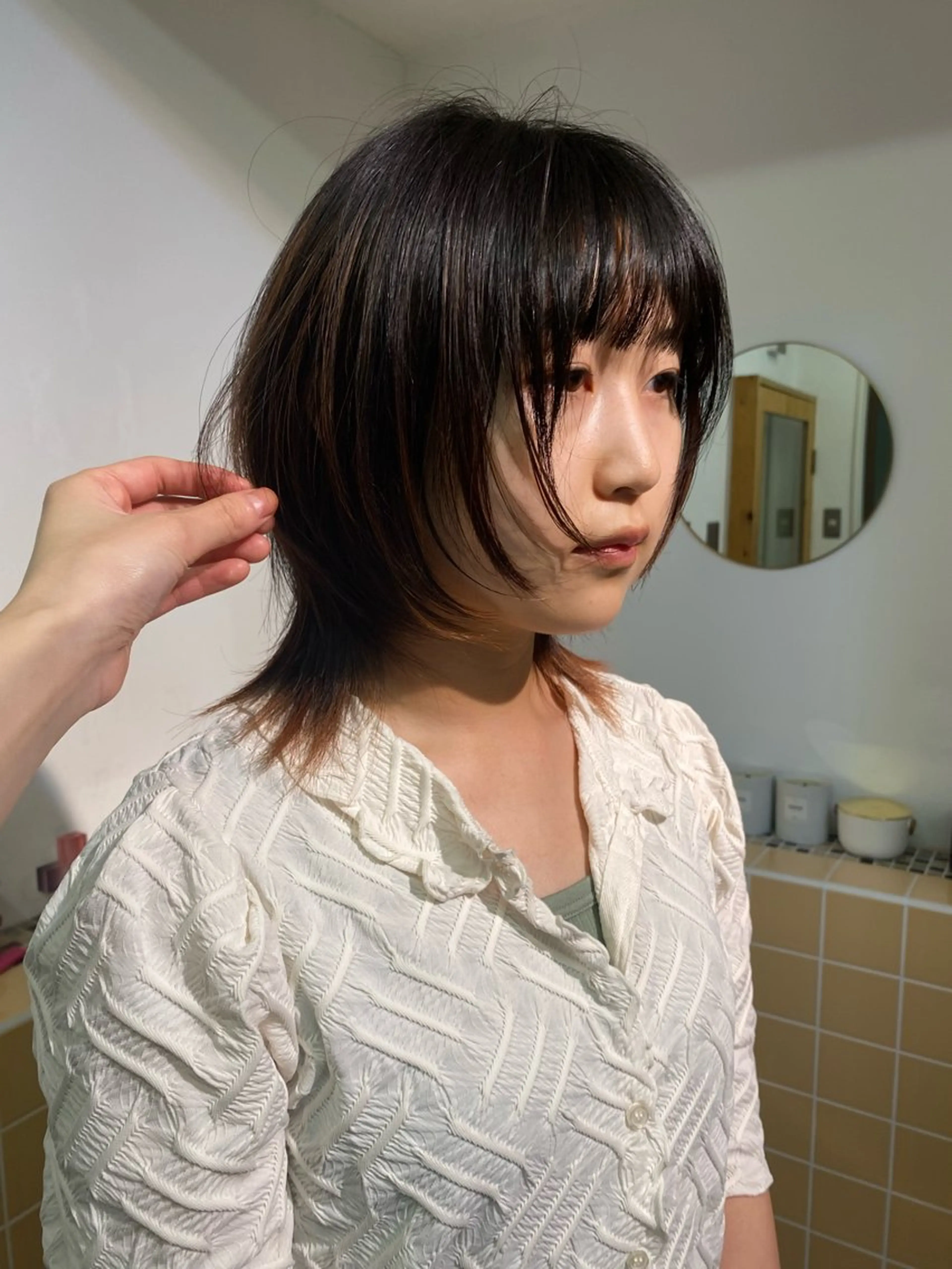ミディアム カット iroha/ n.w.h🎀のヘアスタイル