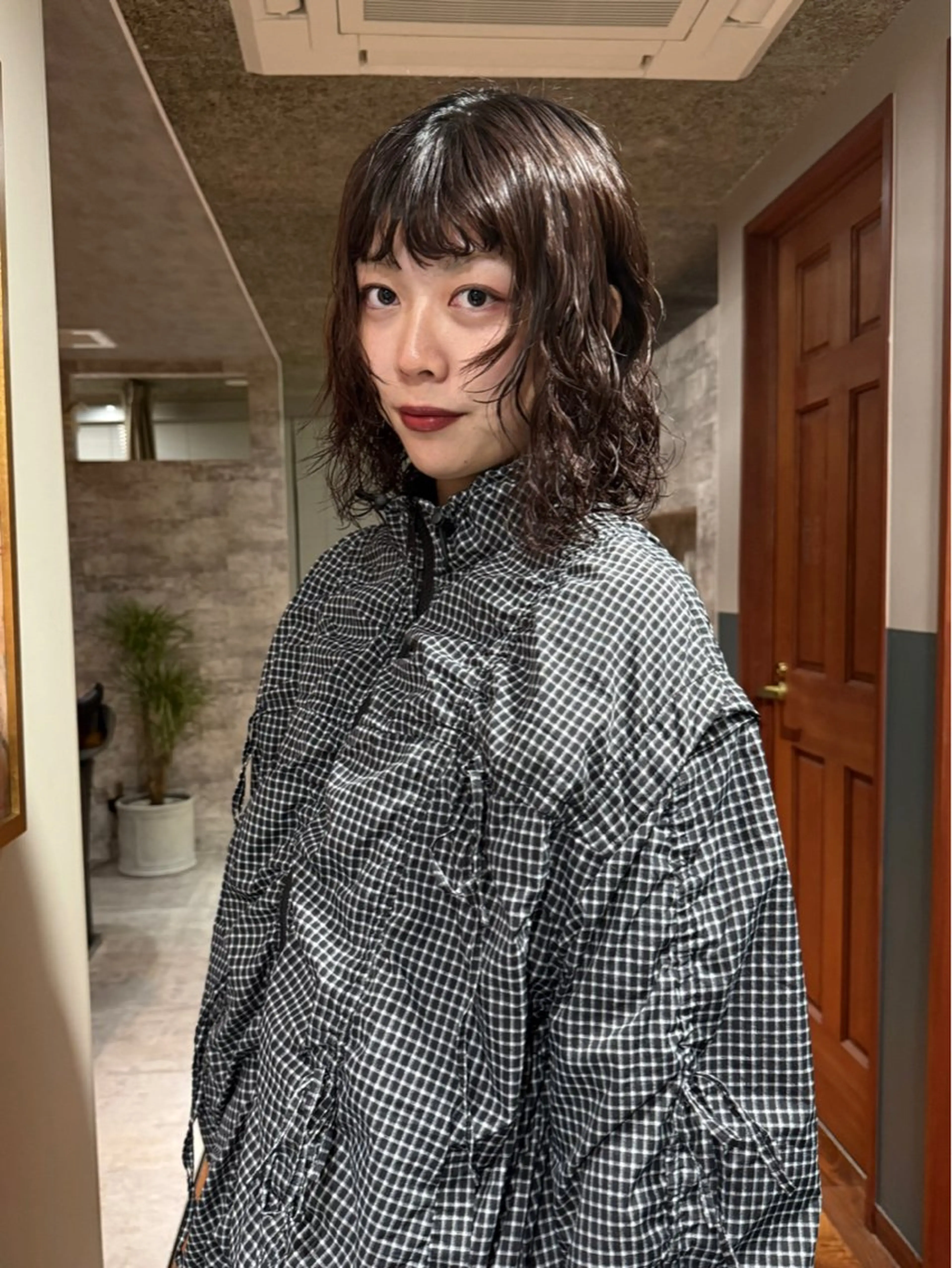 ミディアム カラー パーマ カット ヘアカラー パーマ トリートメント mai / linoah˚✧のヘアスタイル