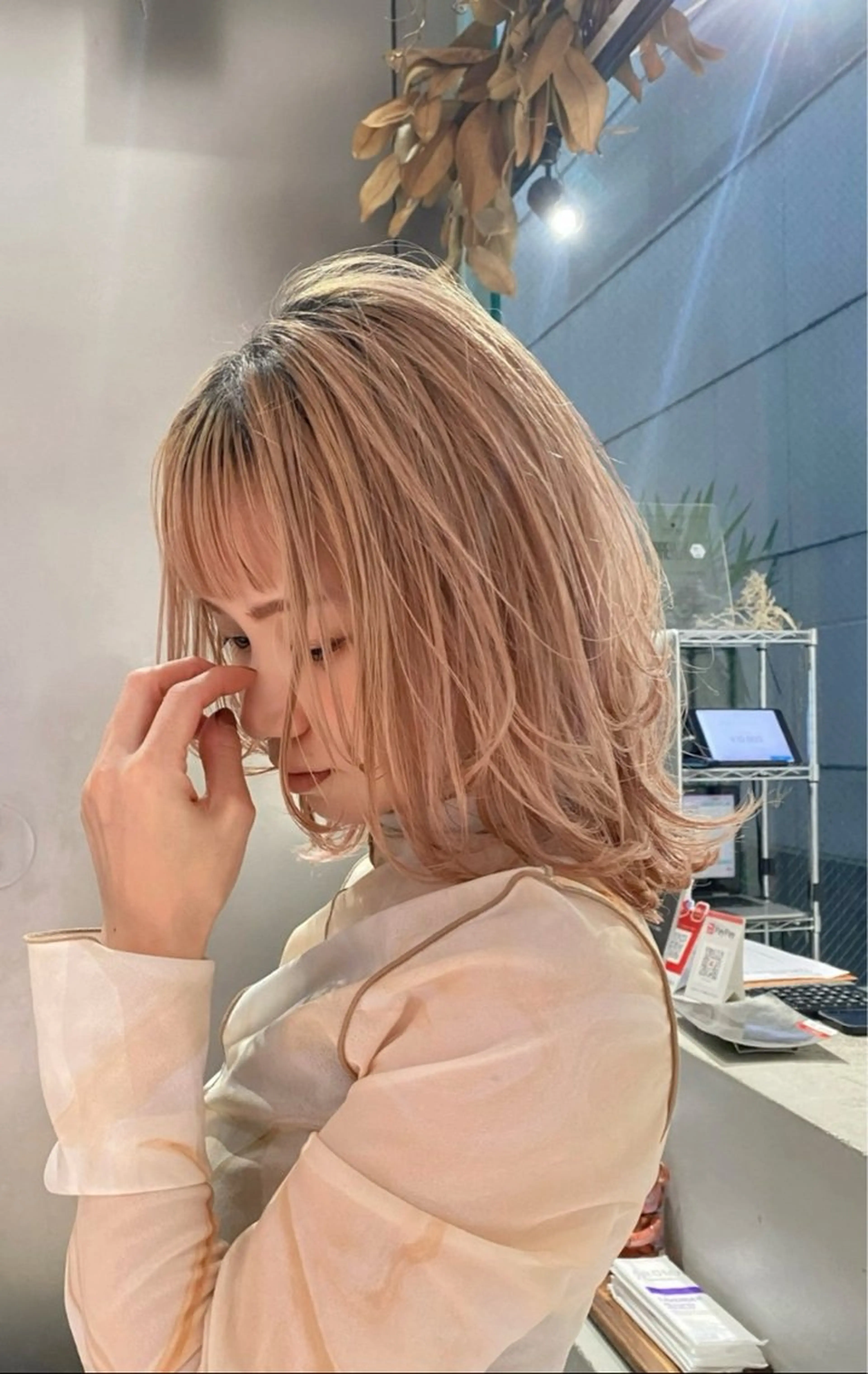 【平日限定⭐️ミニモ学割】カット＋2stepトリートメント（シャンプー・ブロー込み）［カラー/韓国/髪質改善/天神］の写真