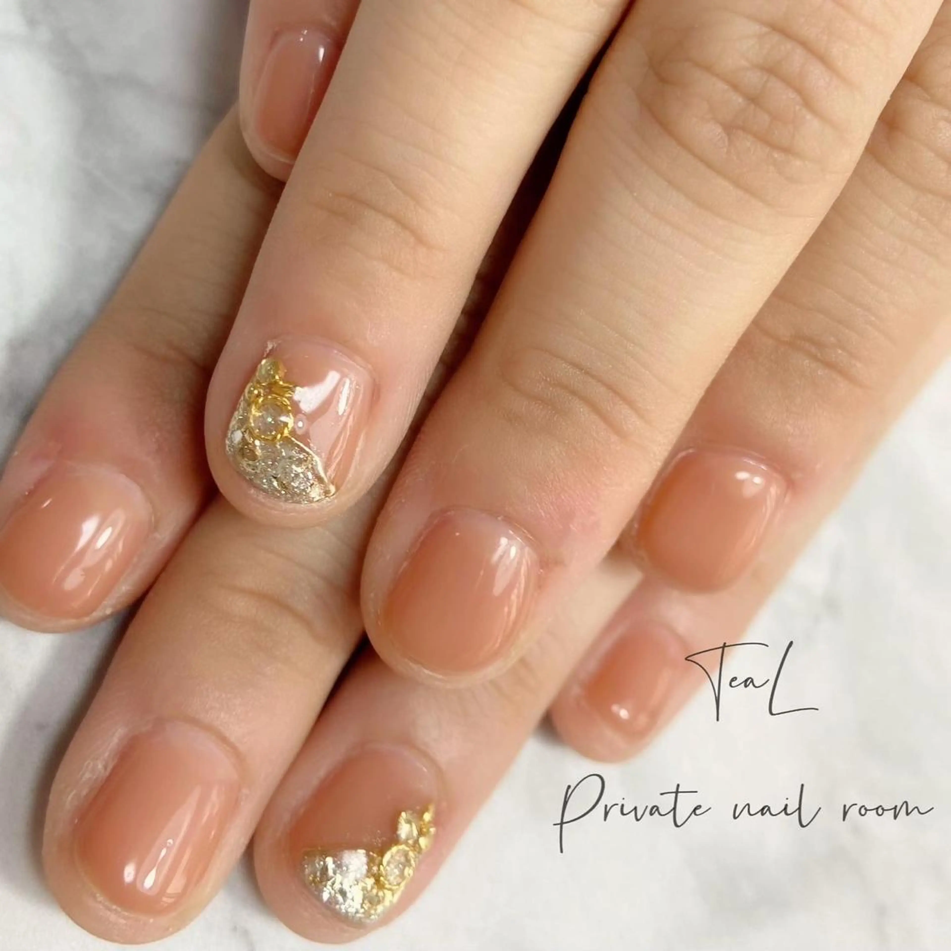 ネイル ハンドネイル TeaL nailのネイルデザイン
