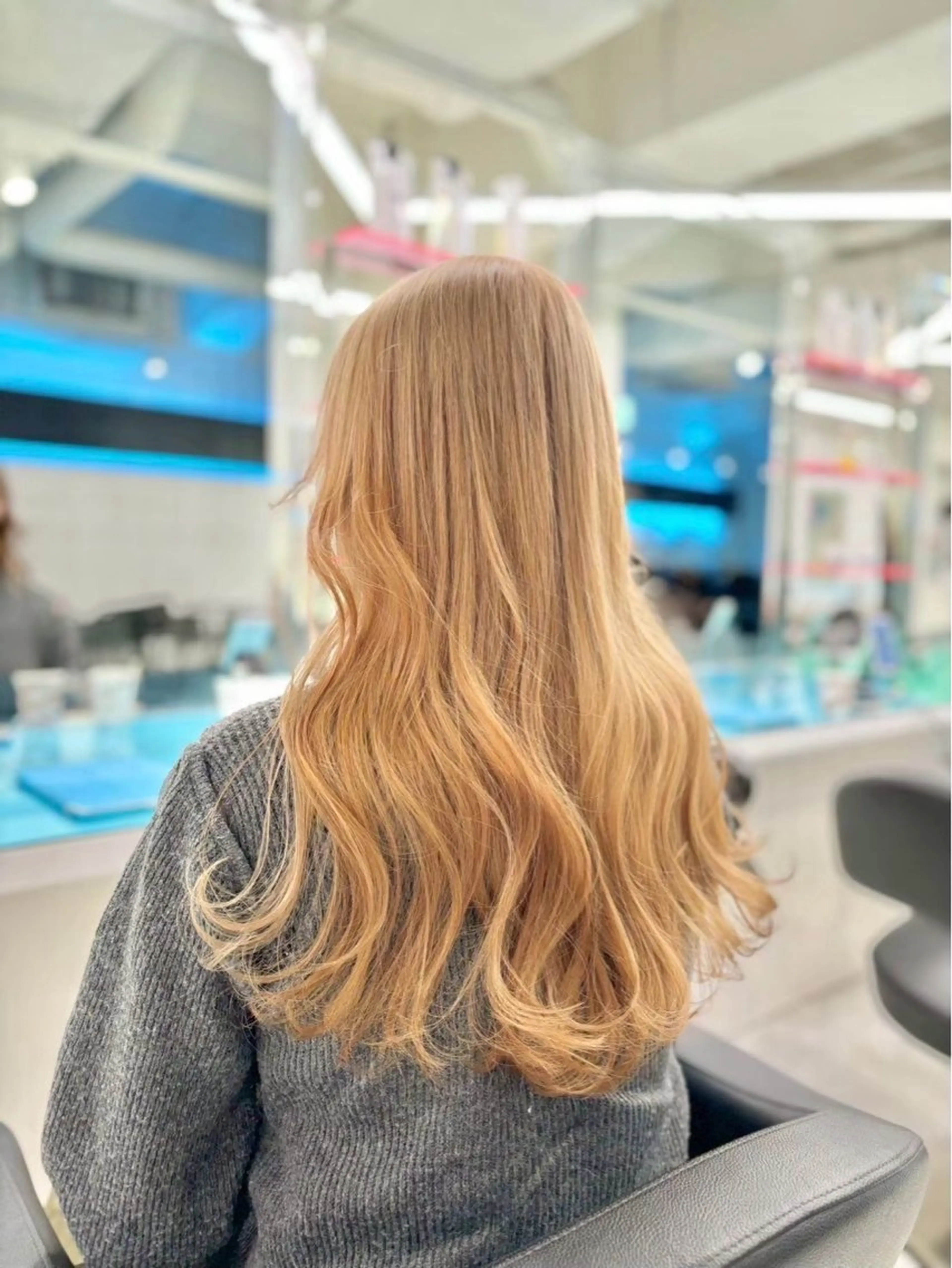 ロング カラー トレンドカラー🩵 羽衣🎀横浜🪄ྀིのヘアスタイル