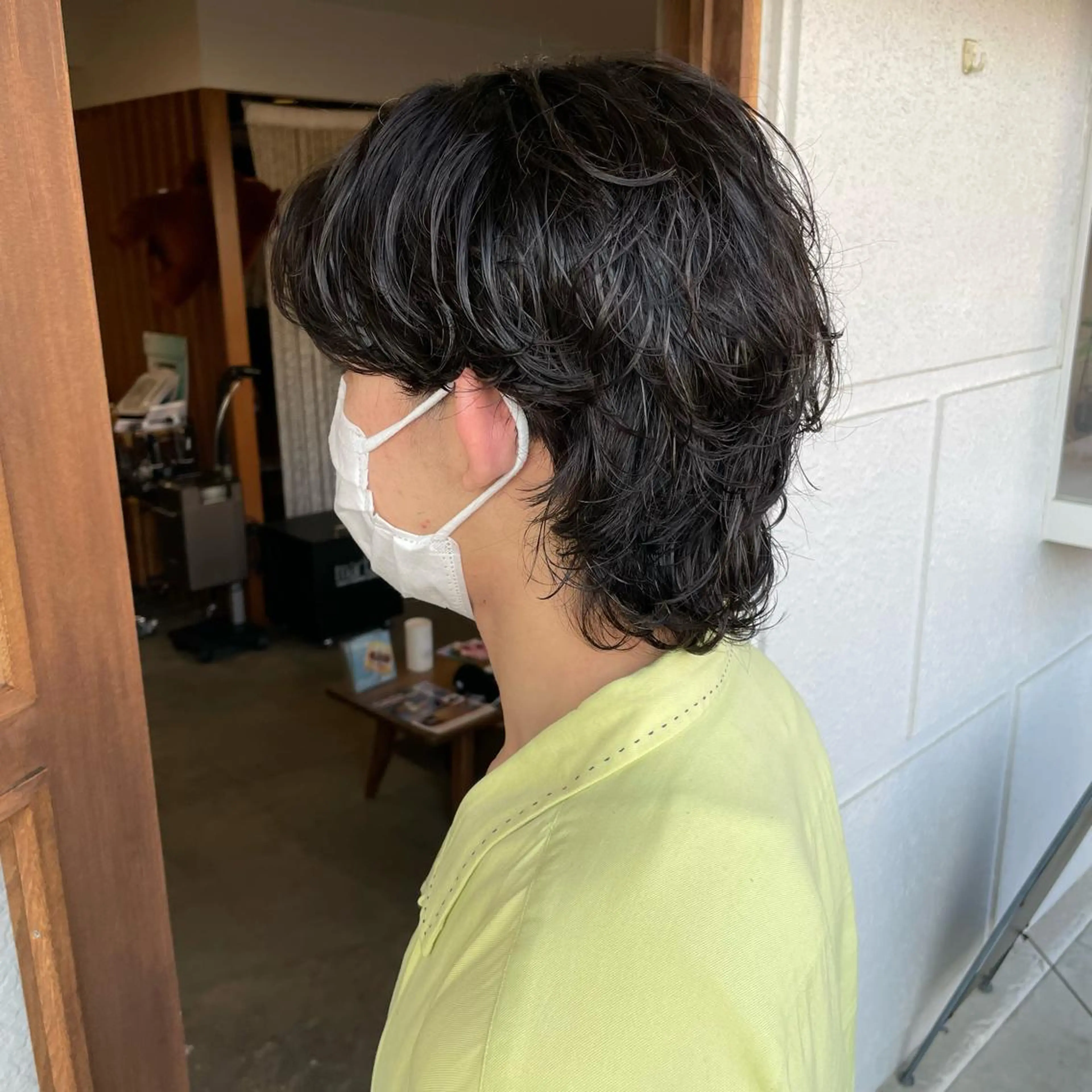 ショート パーマ メンズ 渡邉 聖希のヘアスタイル