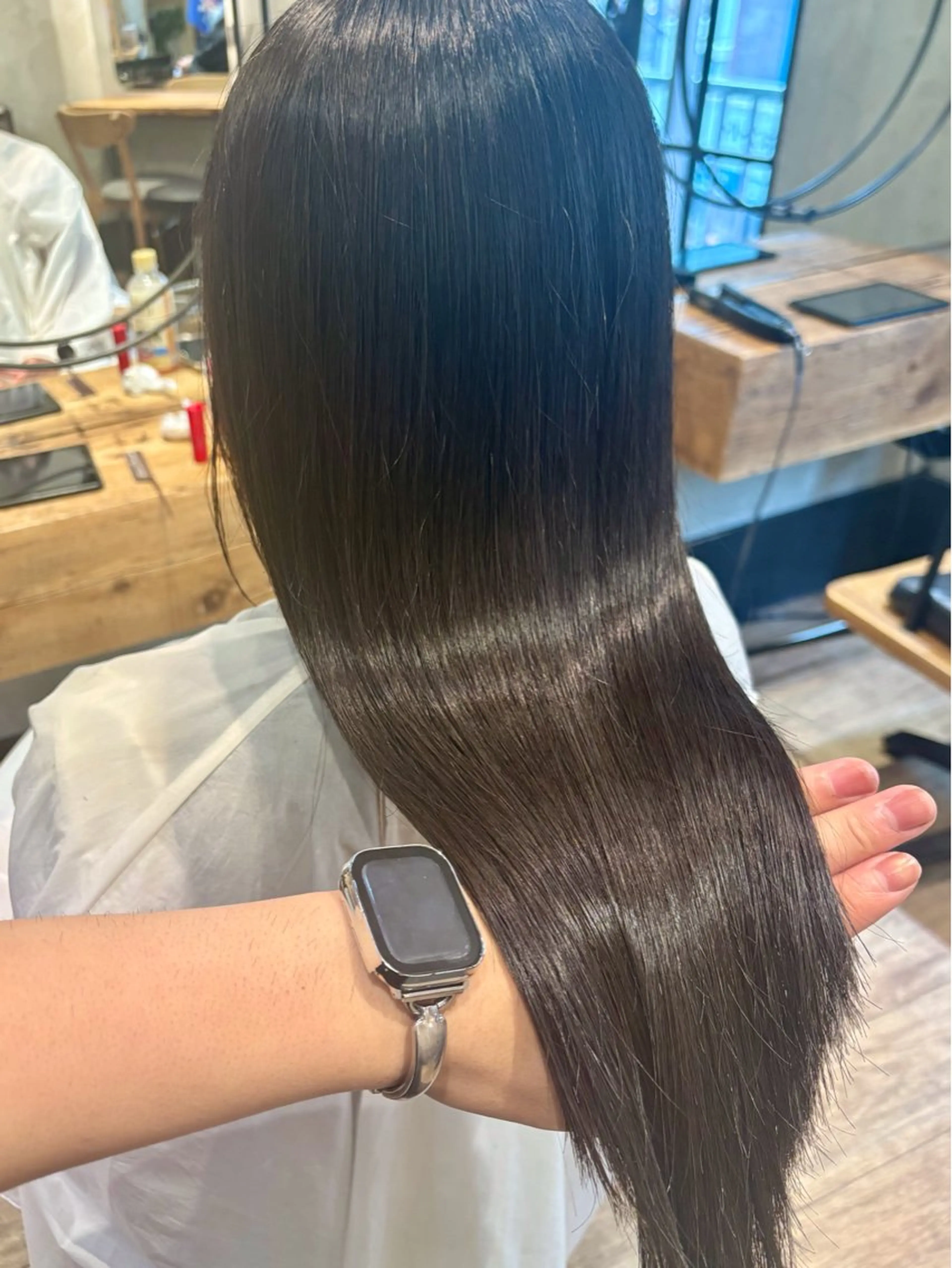 ロング 髪質改善 縮毛矯正 新宿/カット/ 縮毛矯正/かずまのヘアスタイル