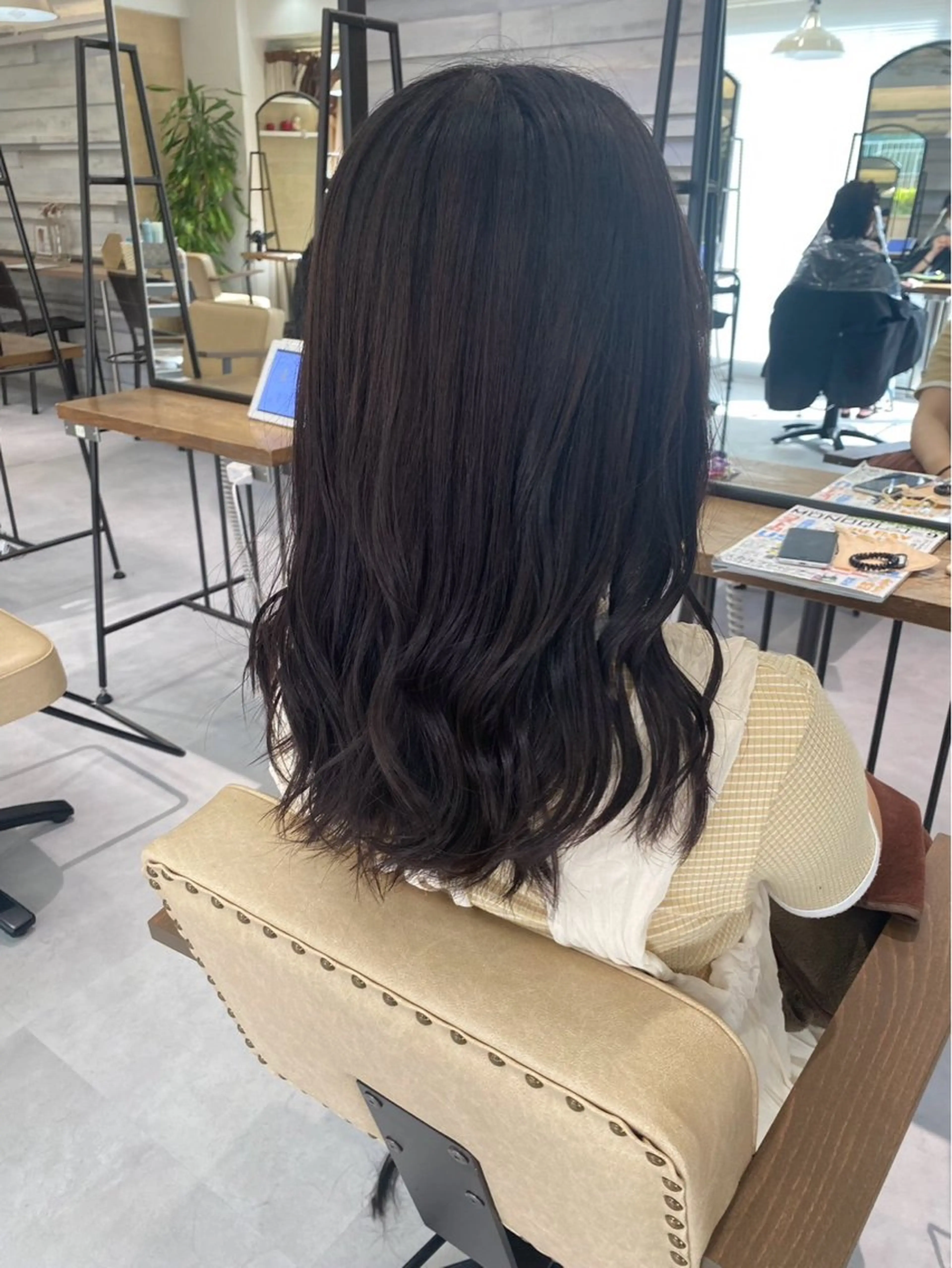 ロング カラー ヘアカラー トリートメント Ouka/Wカラー/ 大人艶カラーのヘアスタイル