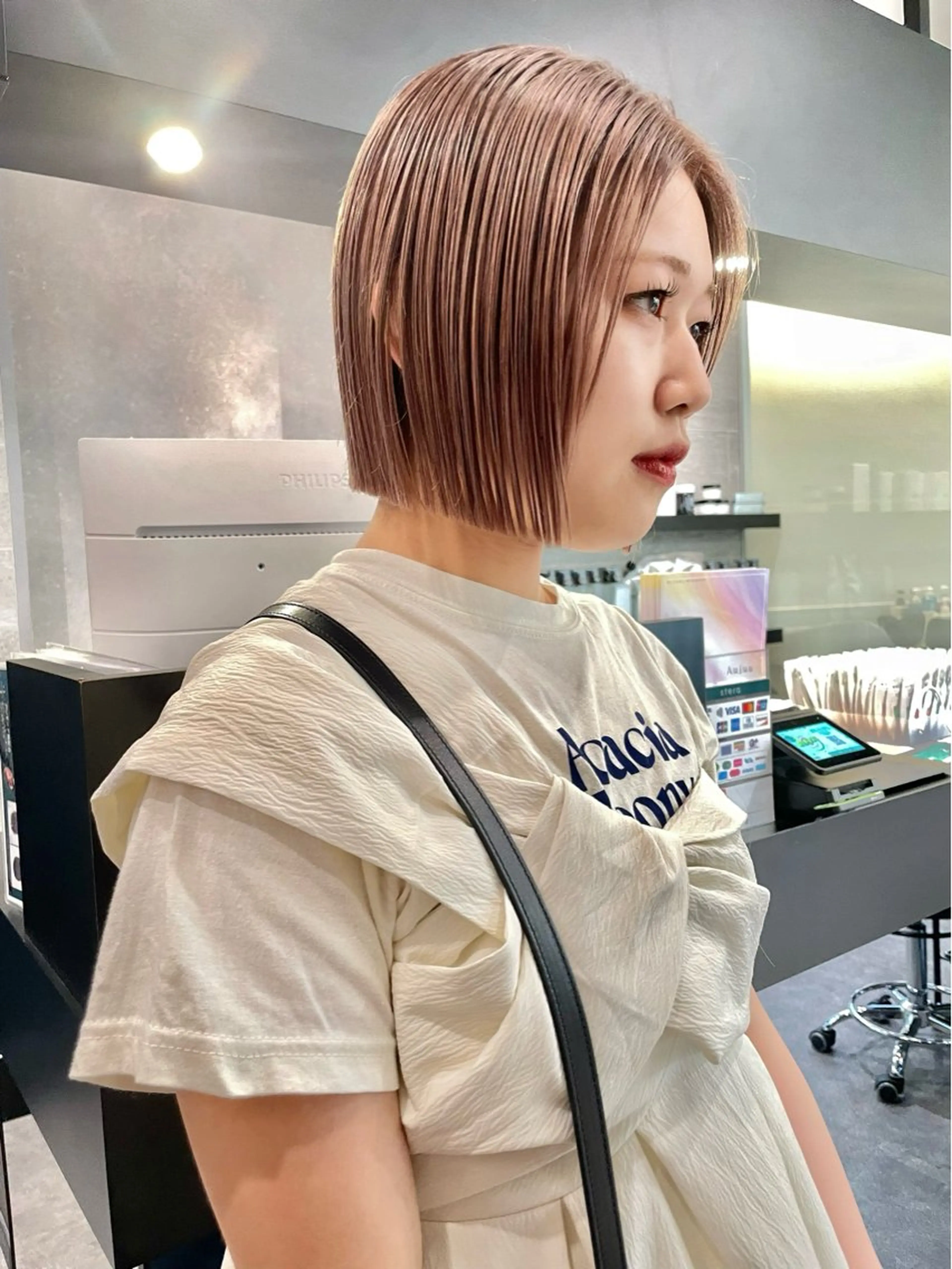 ミディアム ブリーチなし ダブルカラー/ゆなのヘアスタイル