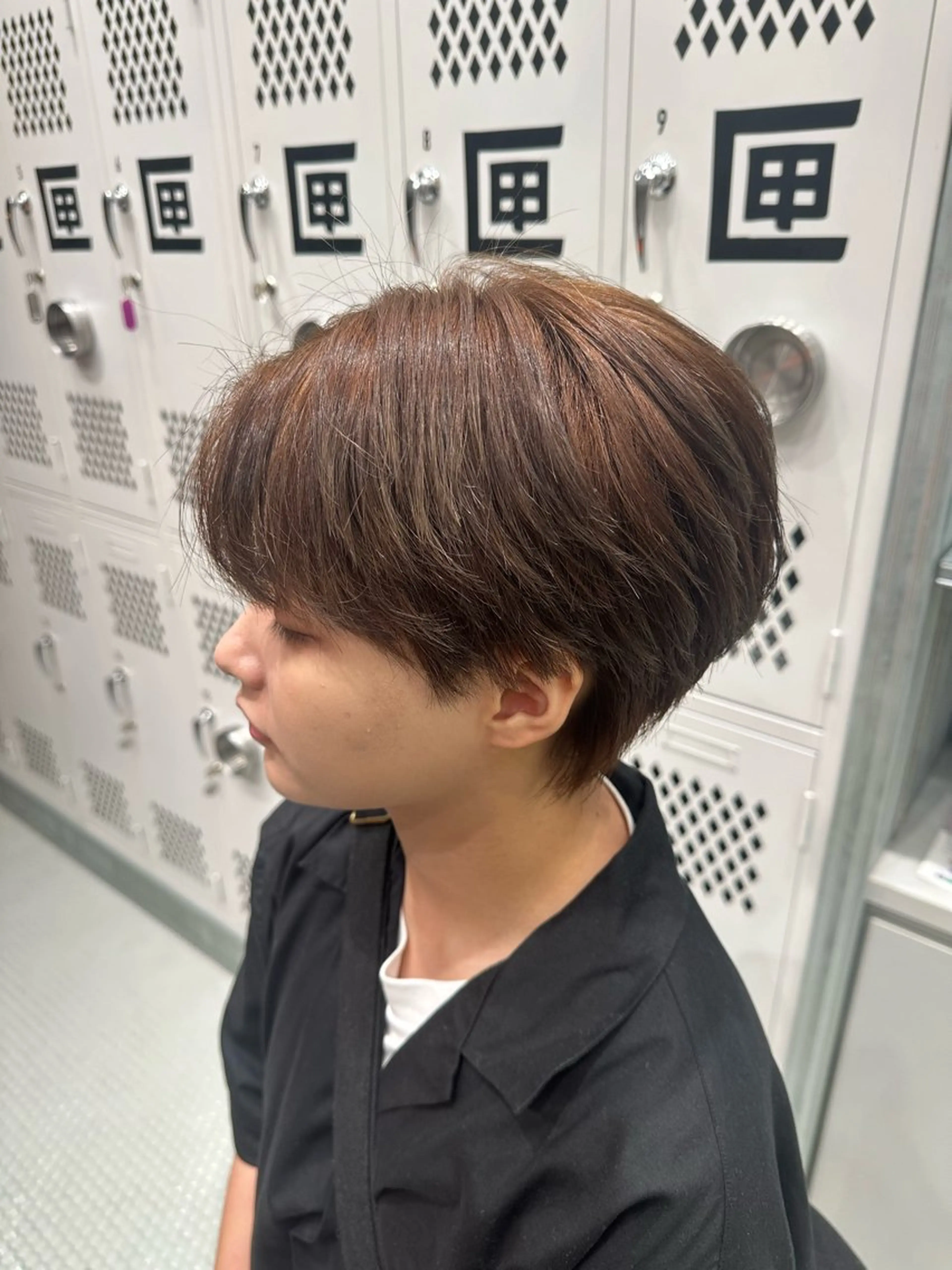 ショート カラー ヘアカラー トリートメント 当日予約⭕️ fifth渋谷太田のヘアスタイル