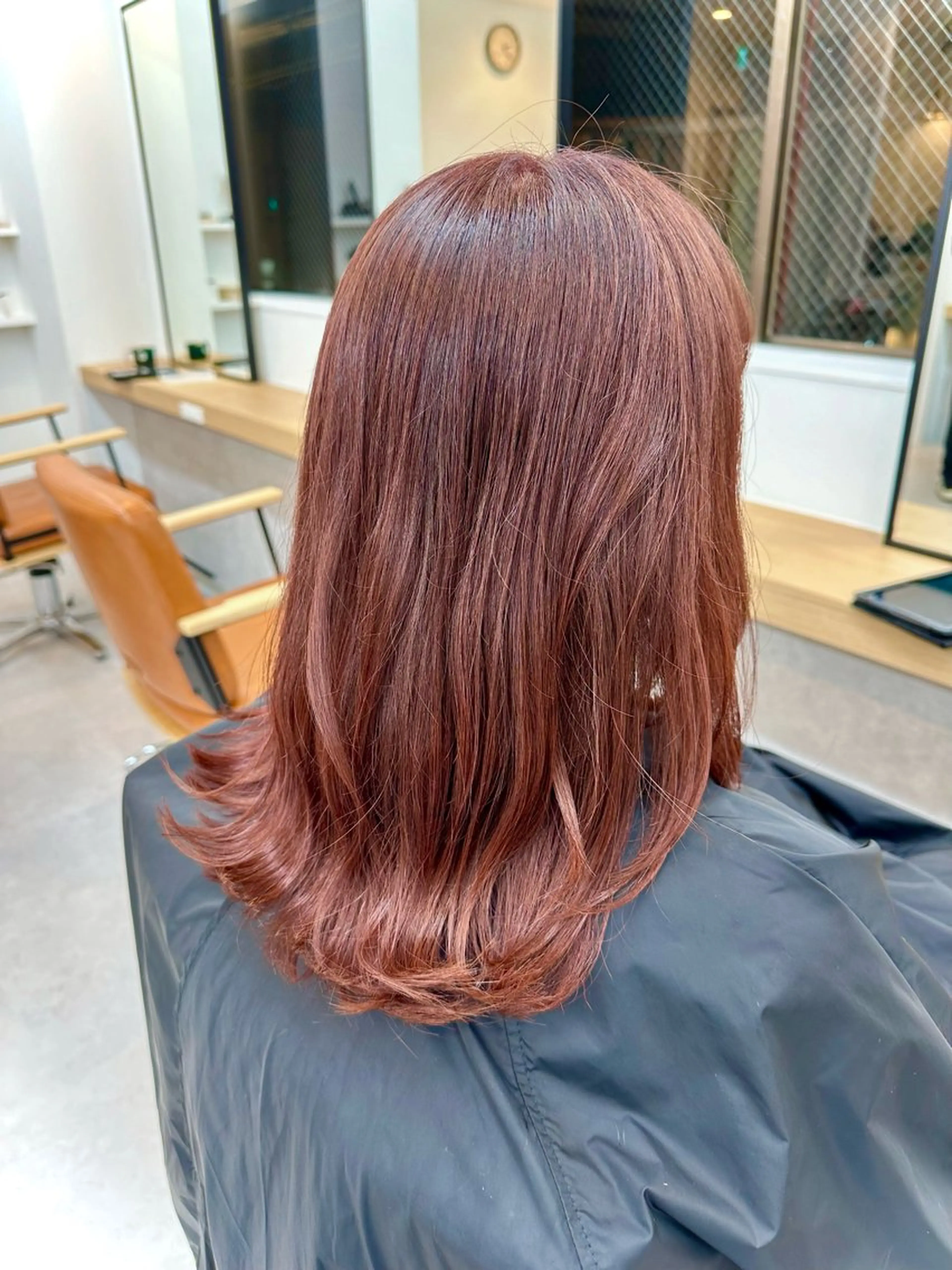 ミディアム カラー ピンクカラー グランジュ京橋店所属・石田 頌のヘアスタイル