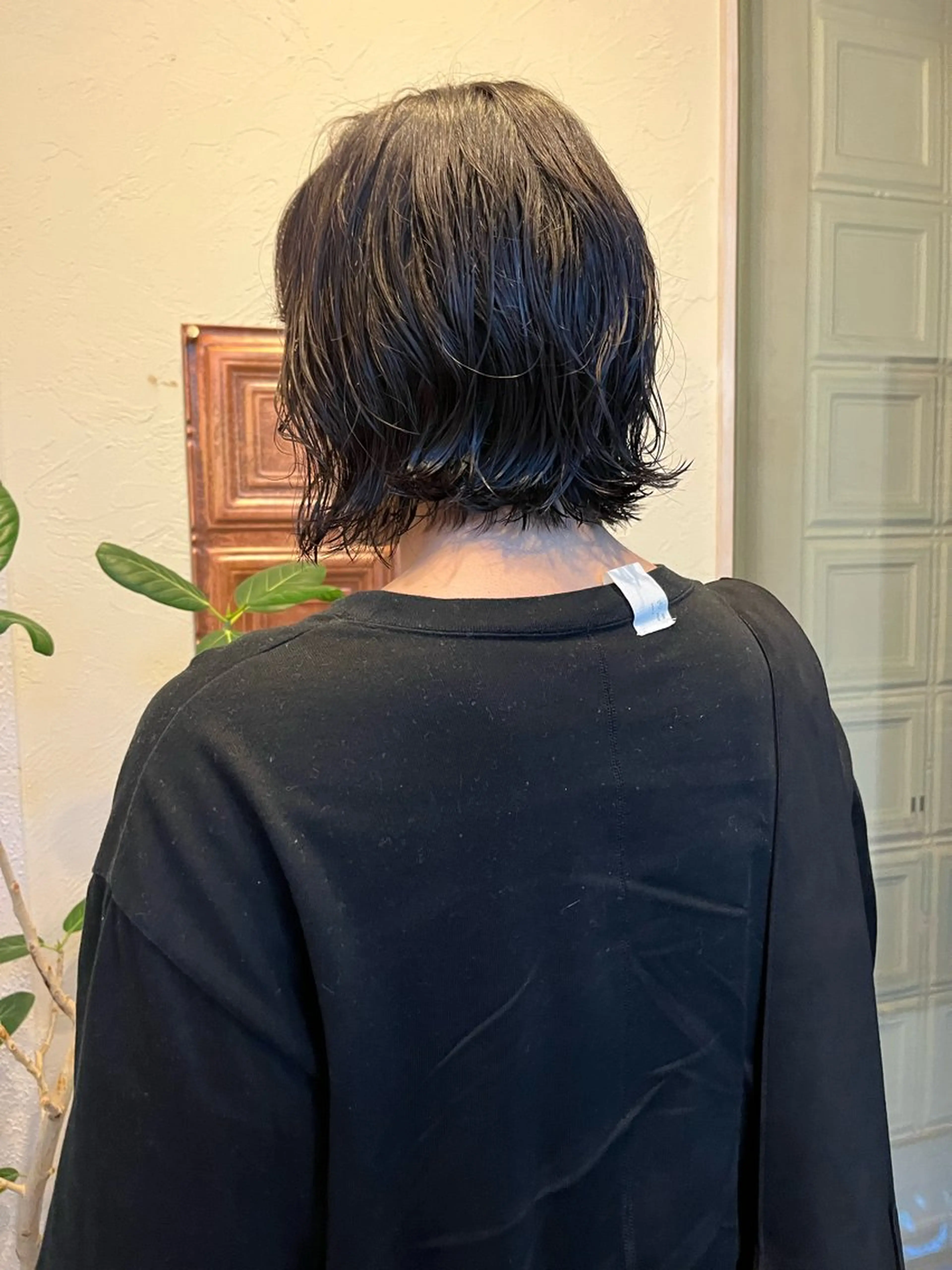 ミディアム パーマ メンズ ミディアムパーマ メンズパーマ ボブ カット パーマ 松野 心音のヘアスタイル