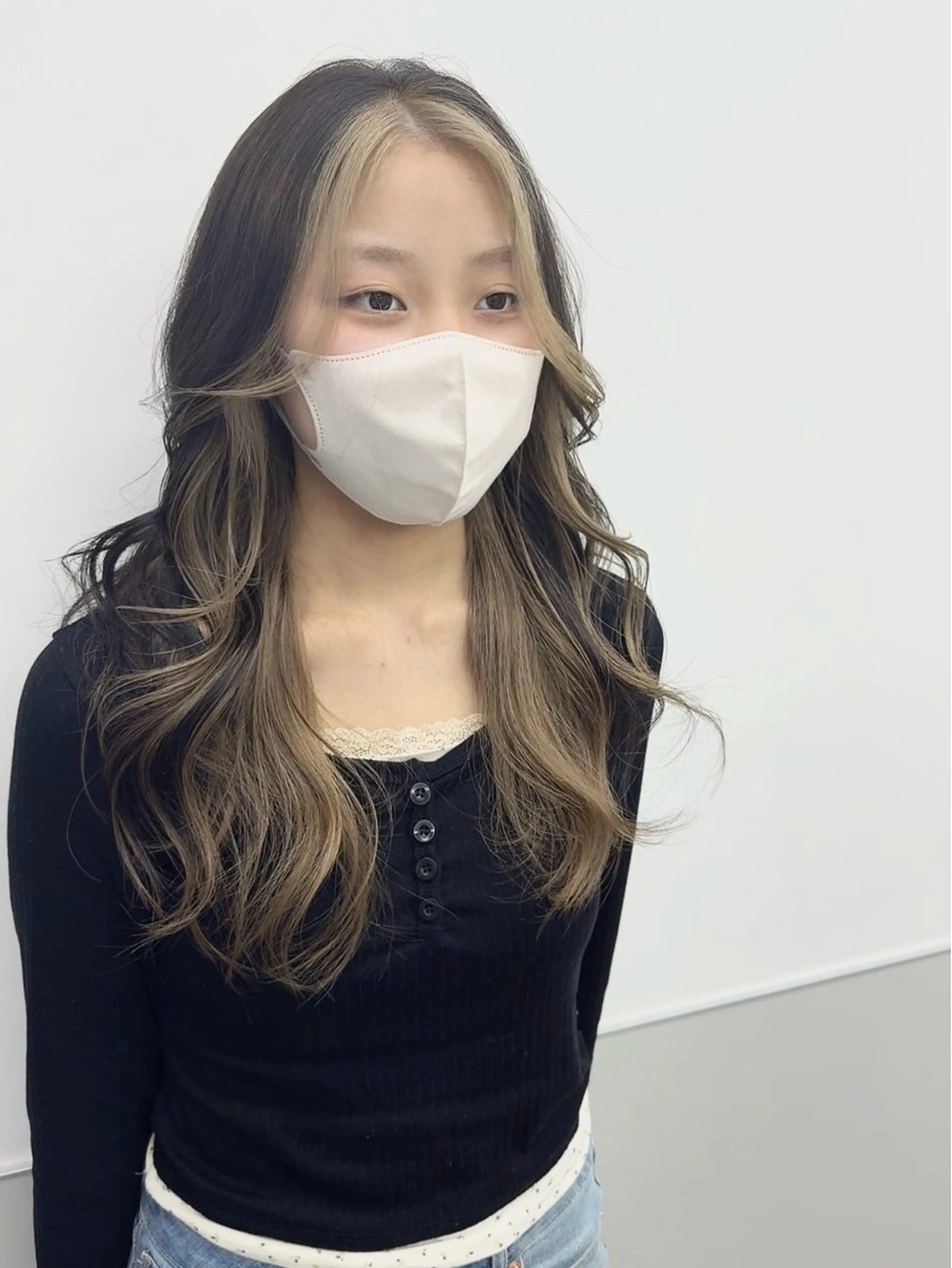 ロング カラー 韓国風ヘア レイヤーカット トリートメント ワンホンヘア カット ヘアカラー トリートメント GO TODAY シェアサロン 町田店所属・韓国ヘア🇰🇷 スズキのヘアスタイル
