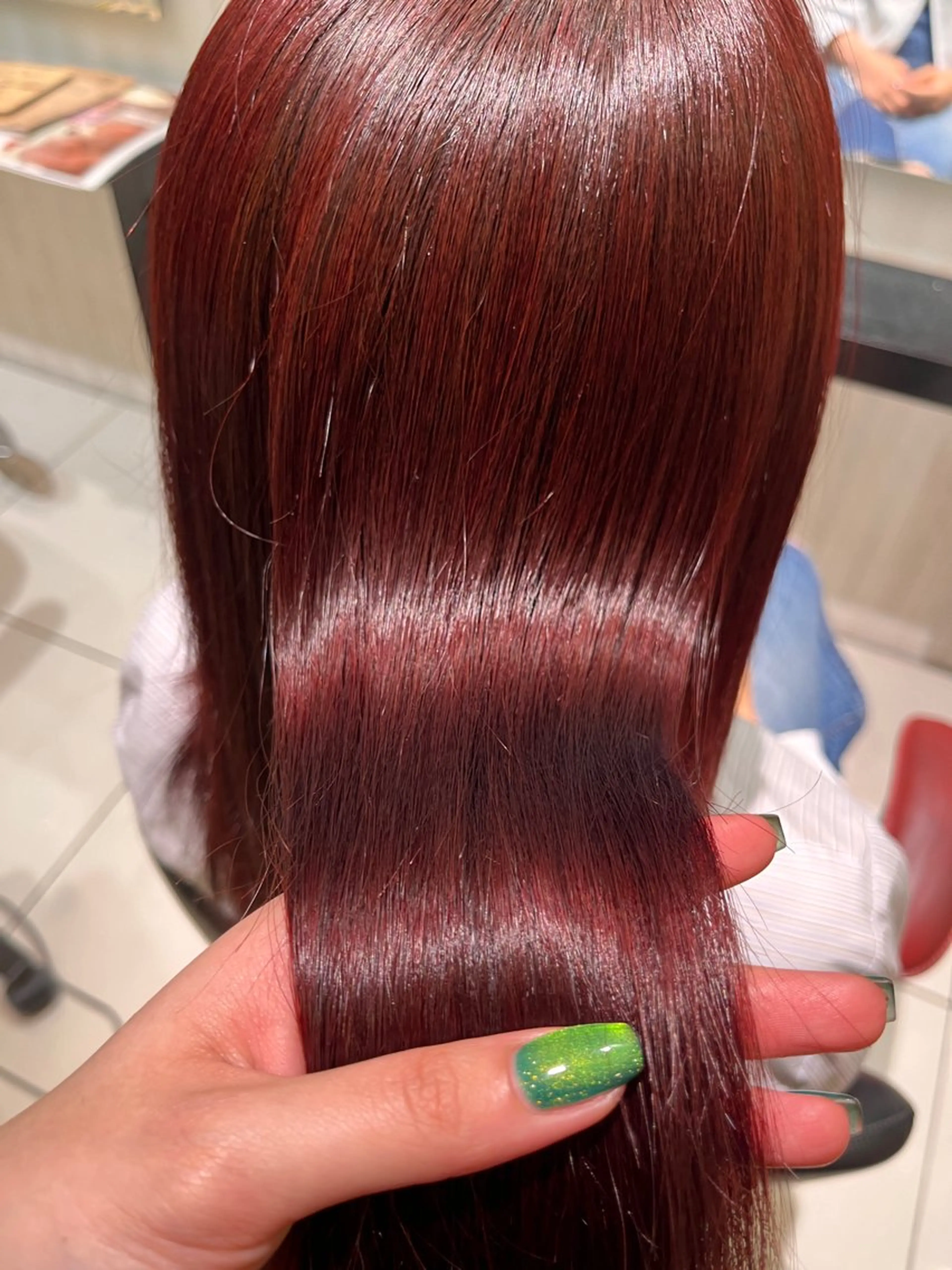セミロング カラー ヘアカラー 🫧透明感カラー🫧 mana🫧のヘアスタイル