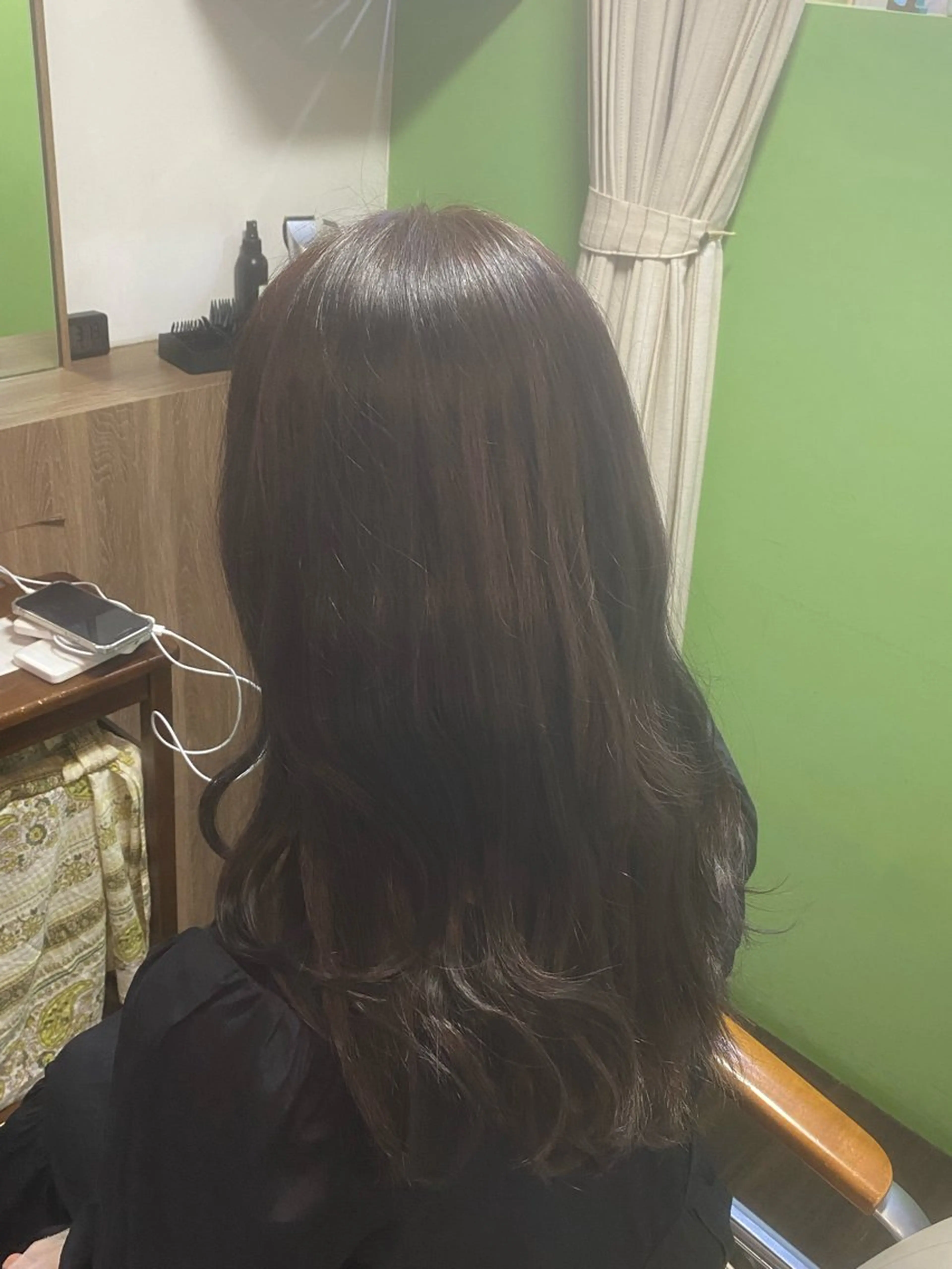 ロング カラー ヘアアレンジ メンズ特化 エシカル　松原大将のヘアスタイル