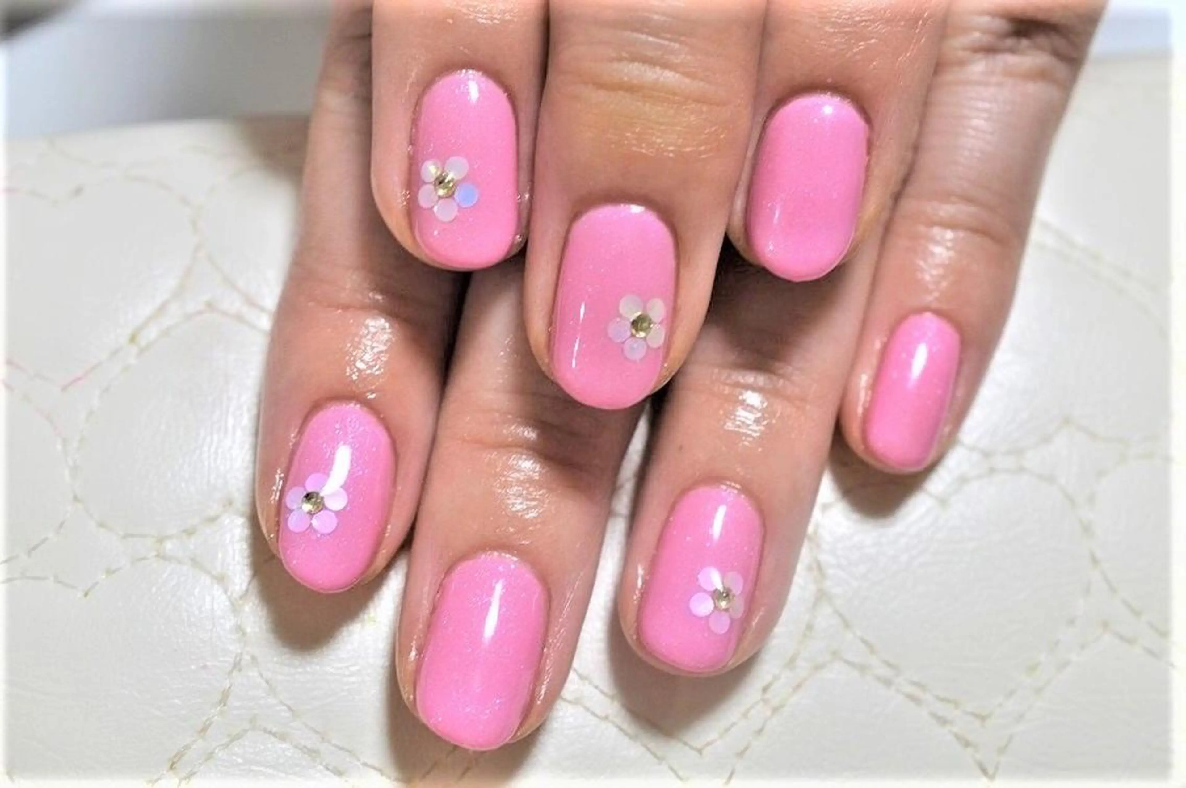 ネイル フットネイル ジェルネイル ワンカラーネイル シンプルネイル nail Haniel所属・半蔵門サロンハニエル 魅神 ちよのネイルデザイン