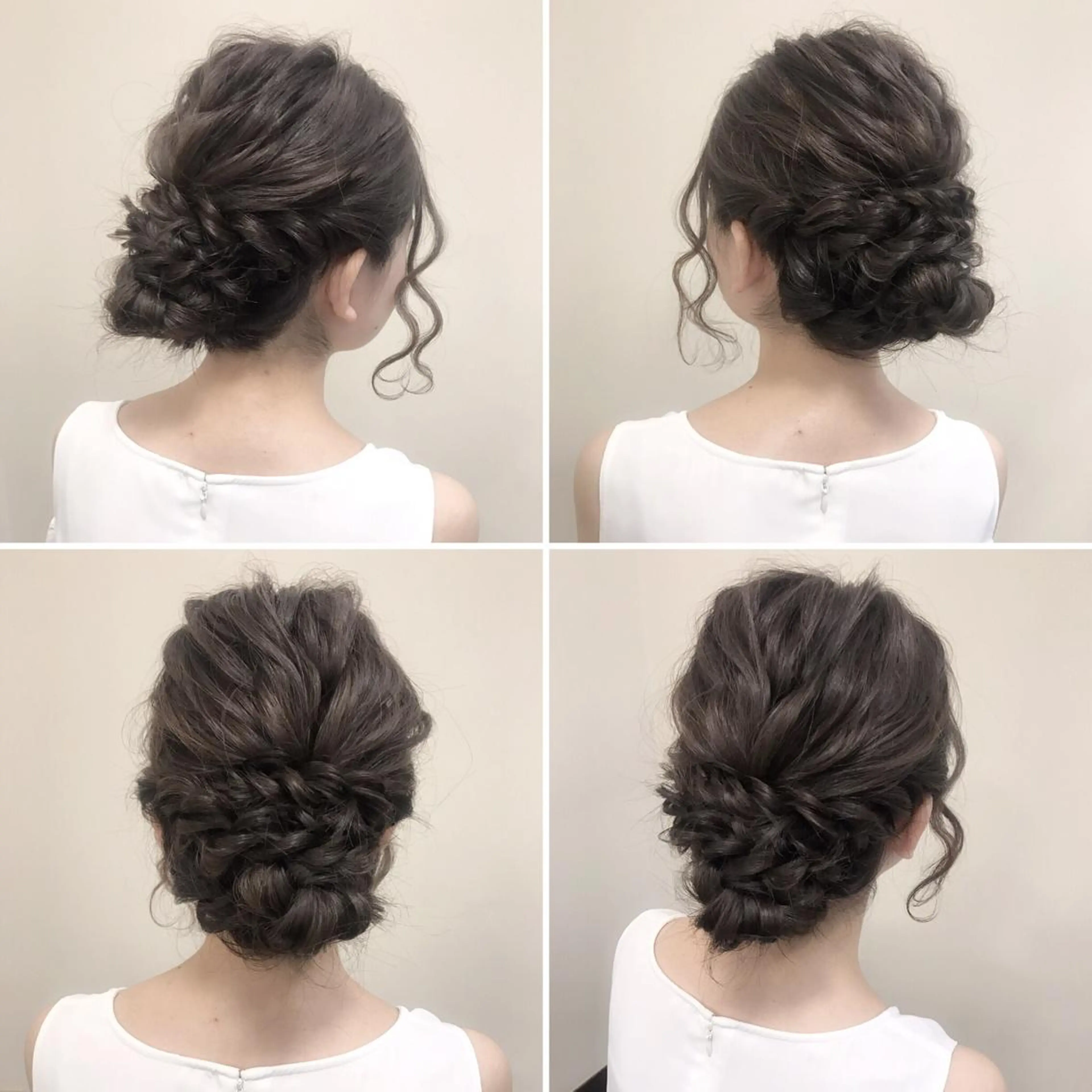 ロング ヘアアレンジ 三つ編み 沢田 瞳のヘアスタイル