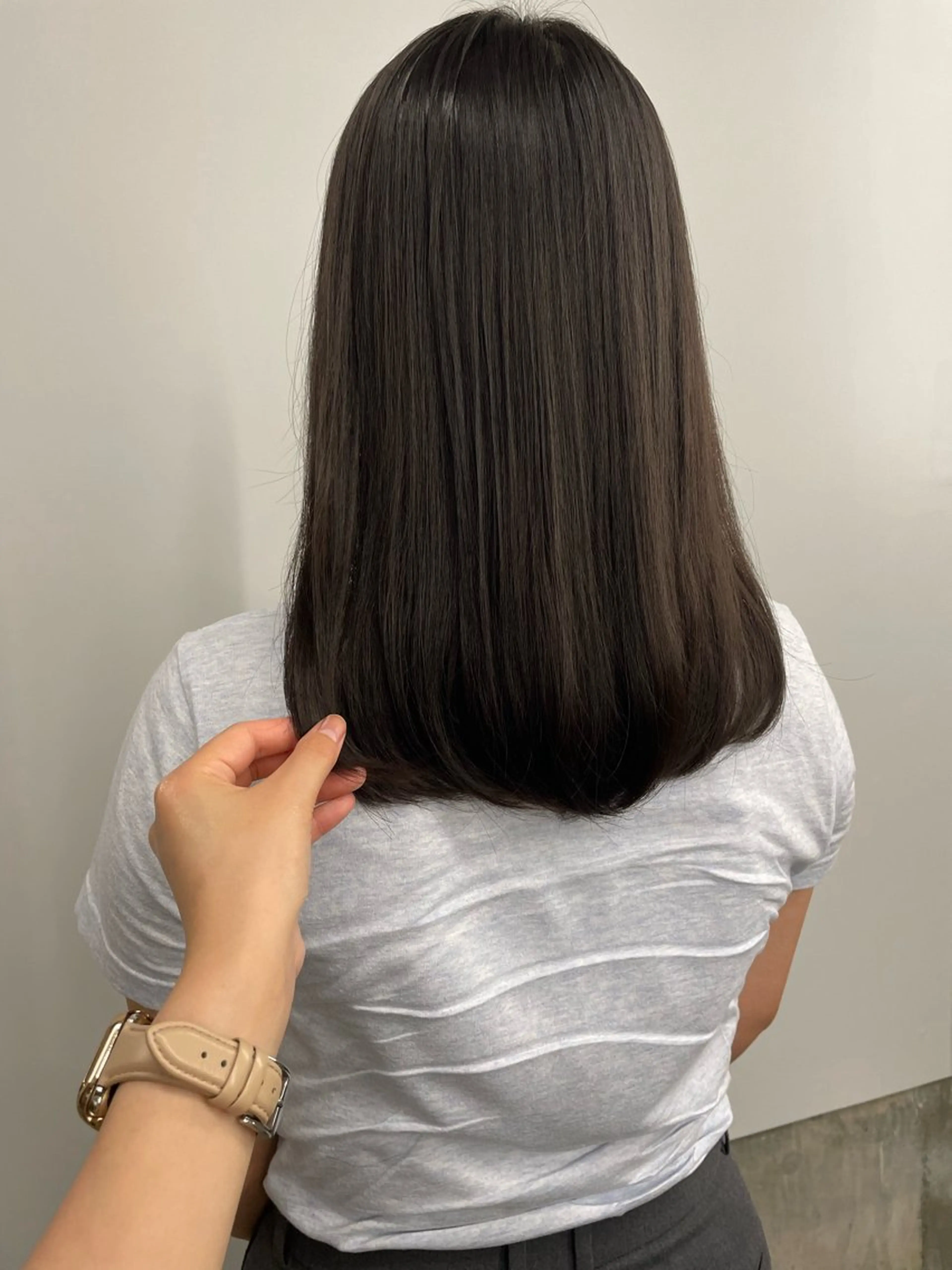 ミディアム ミディアムパーマ Hair salon BOB所属・🎀︎maho/暖色 /透明感カラー‎🤍のヘアスタイル