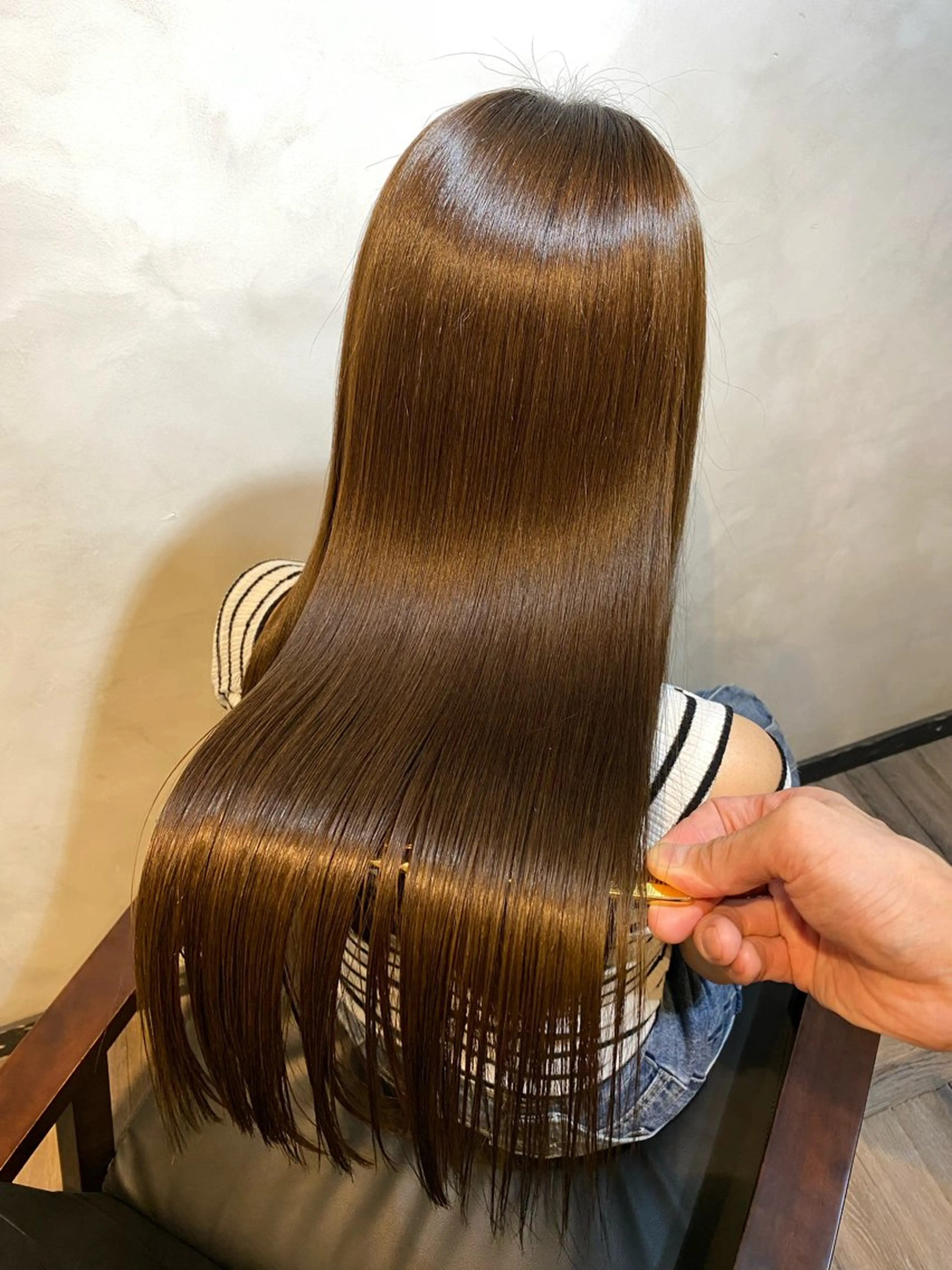 ロング 髪質改善 ロング 酸性ストレート 縮毛矯正 トリートメント ヘッドスパ ヘアセット 美髪矯正 🌈髪質改善 山下のヘアスタイル