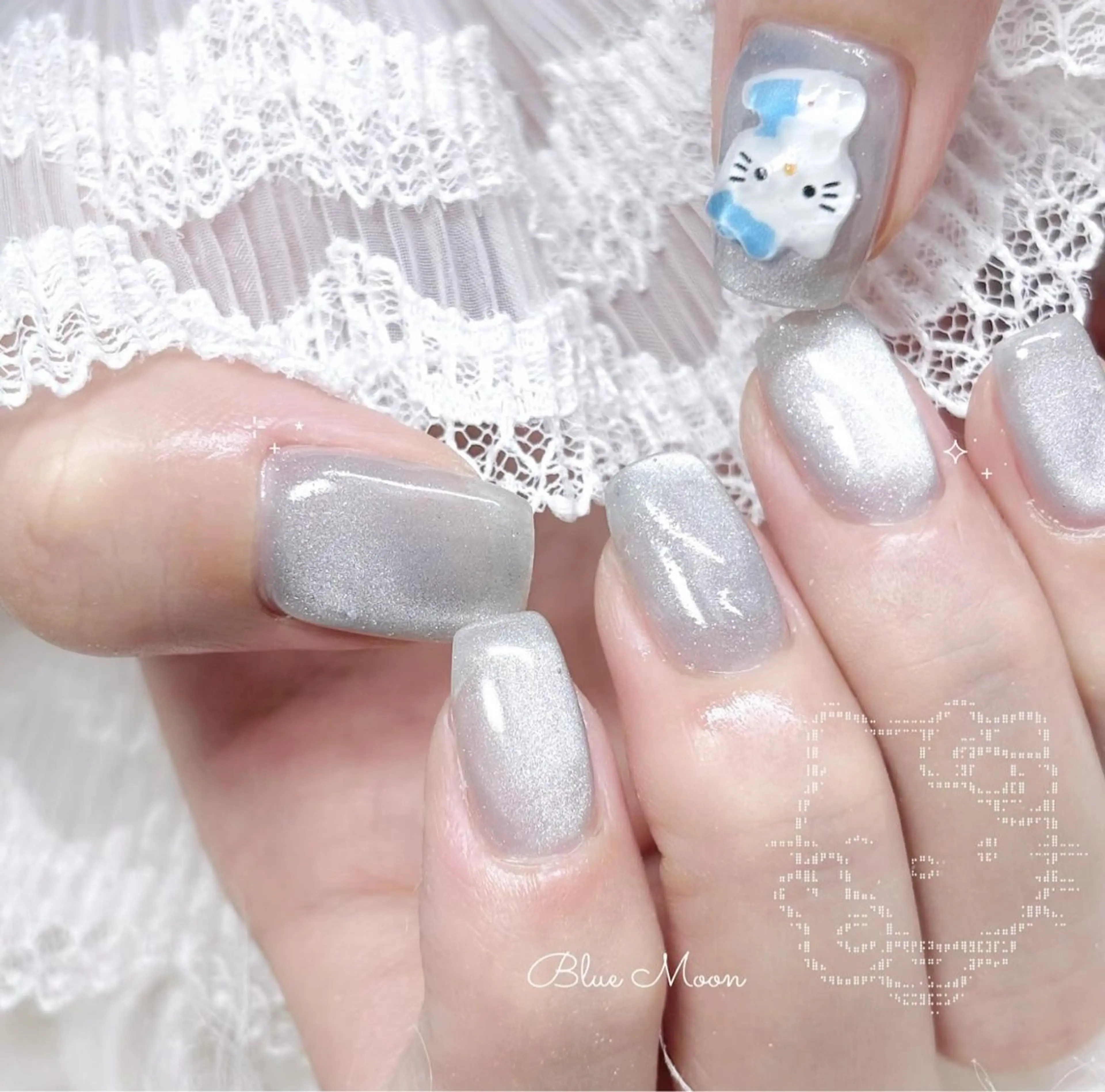 ネイル ハンドネイル フットネイル nail salon Blue Moonのネイルデザイン