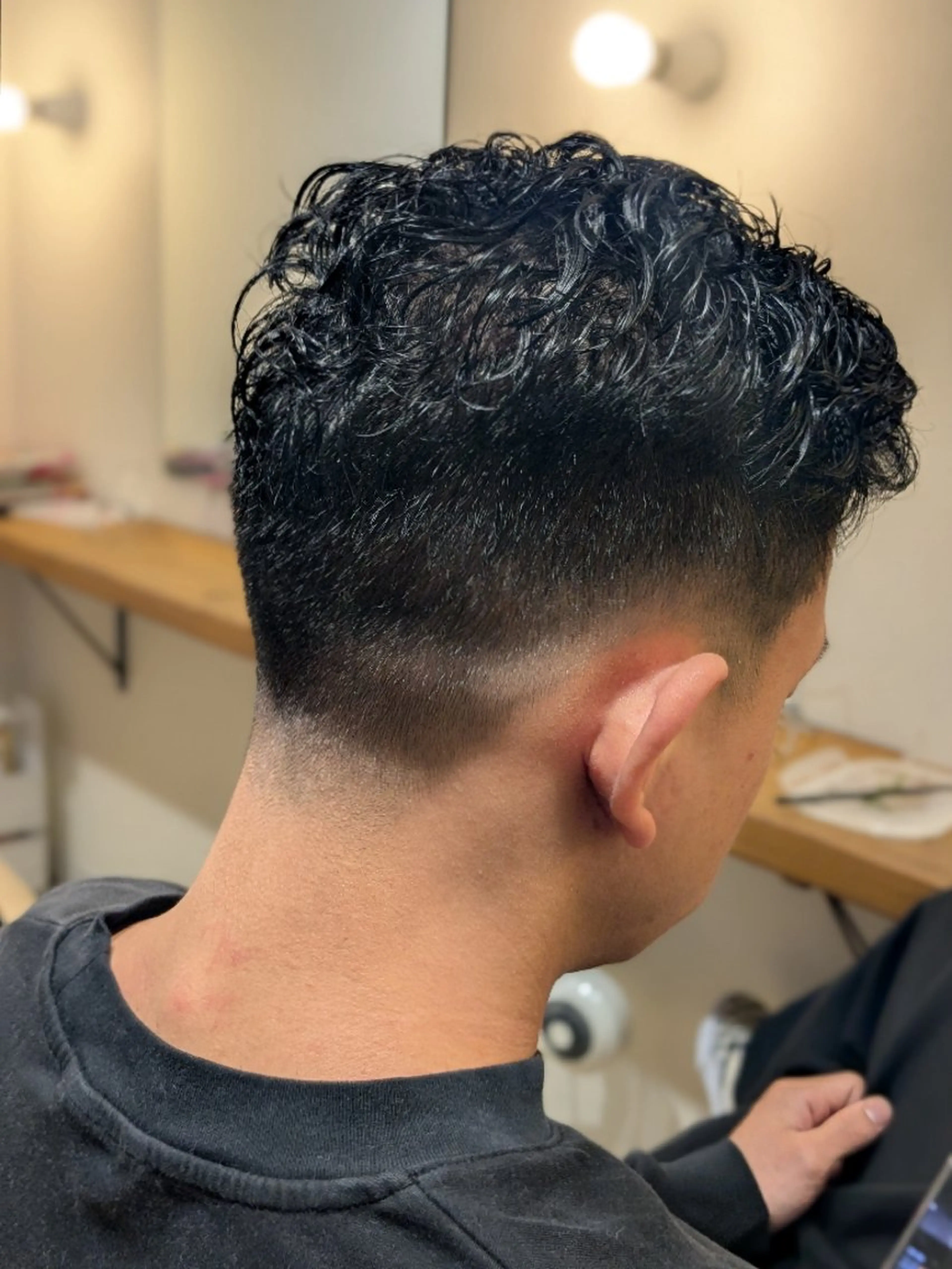 ショート メンズ パーマ カット spring by rasiku所属・Spring Akariのヘアスタイル