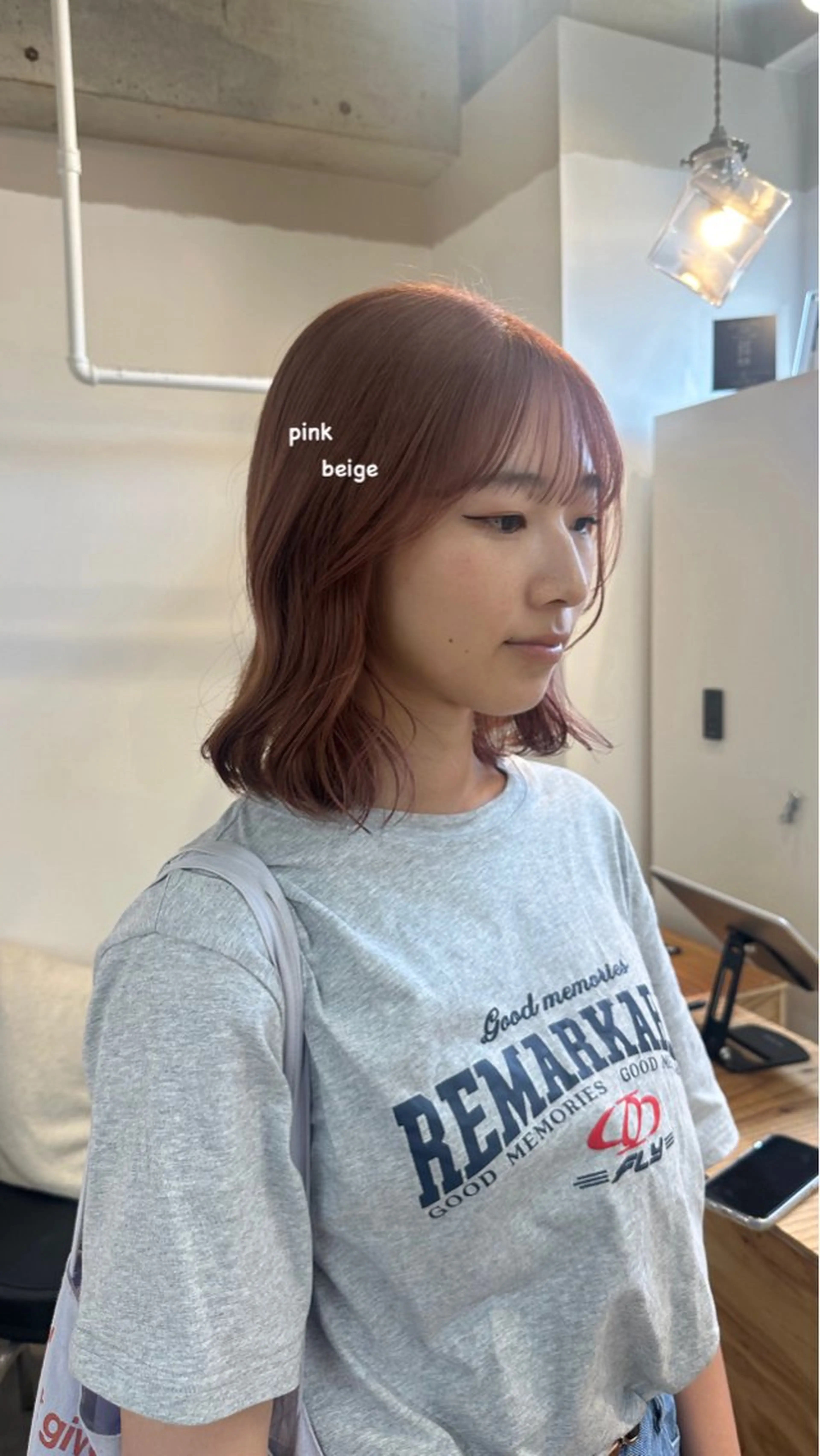 ミディアム カット ヘアカラー fit /Rihoのヘアスタイル