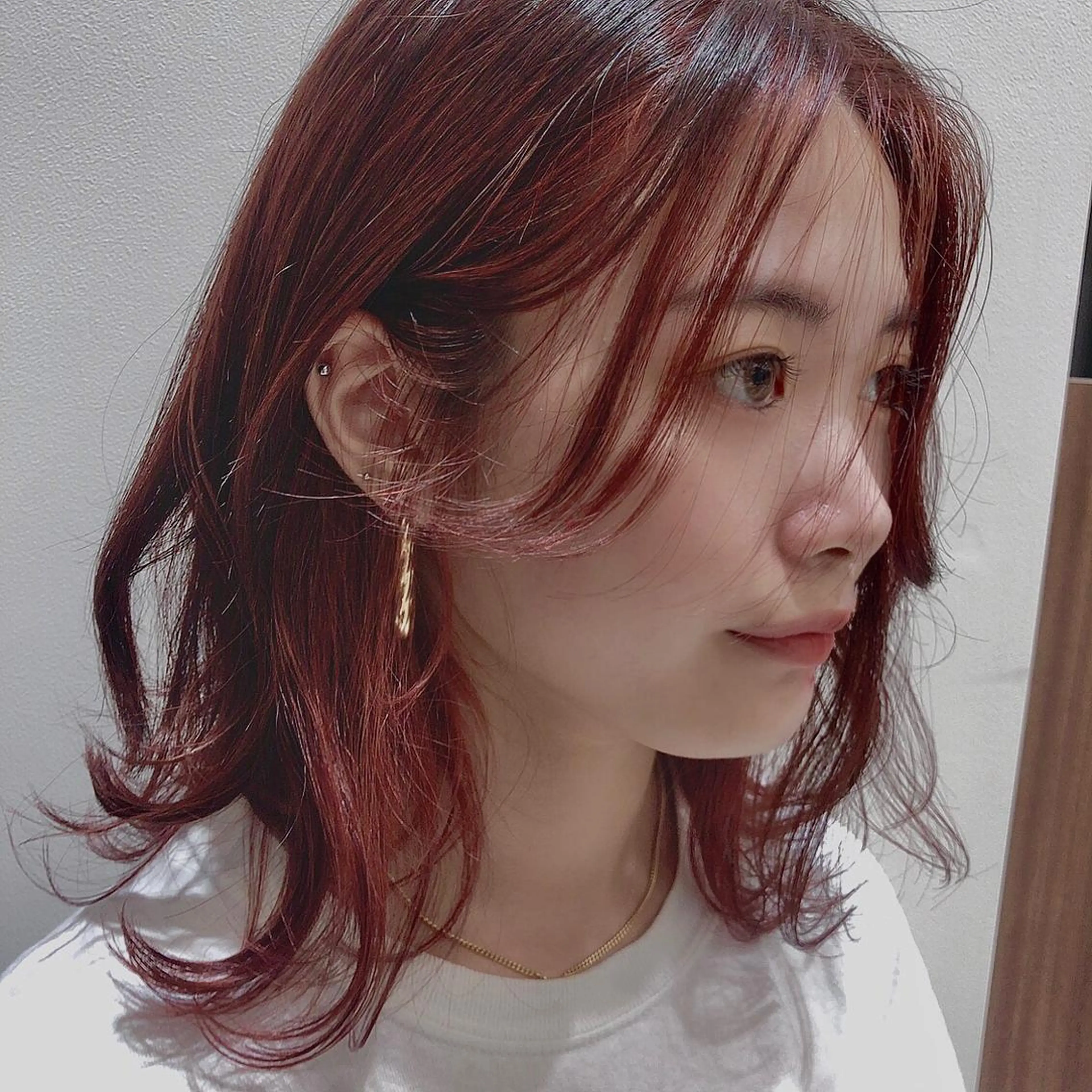 ミディアム カラー nex the salon所属・高橋 かのんのヘアスタイル