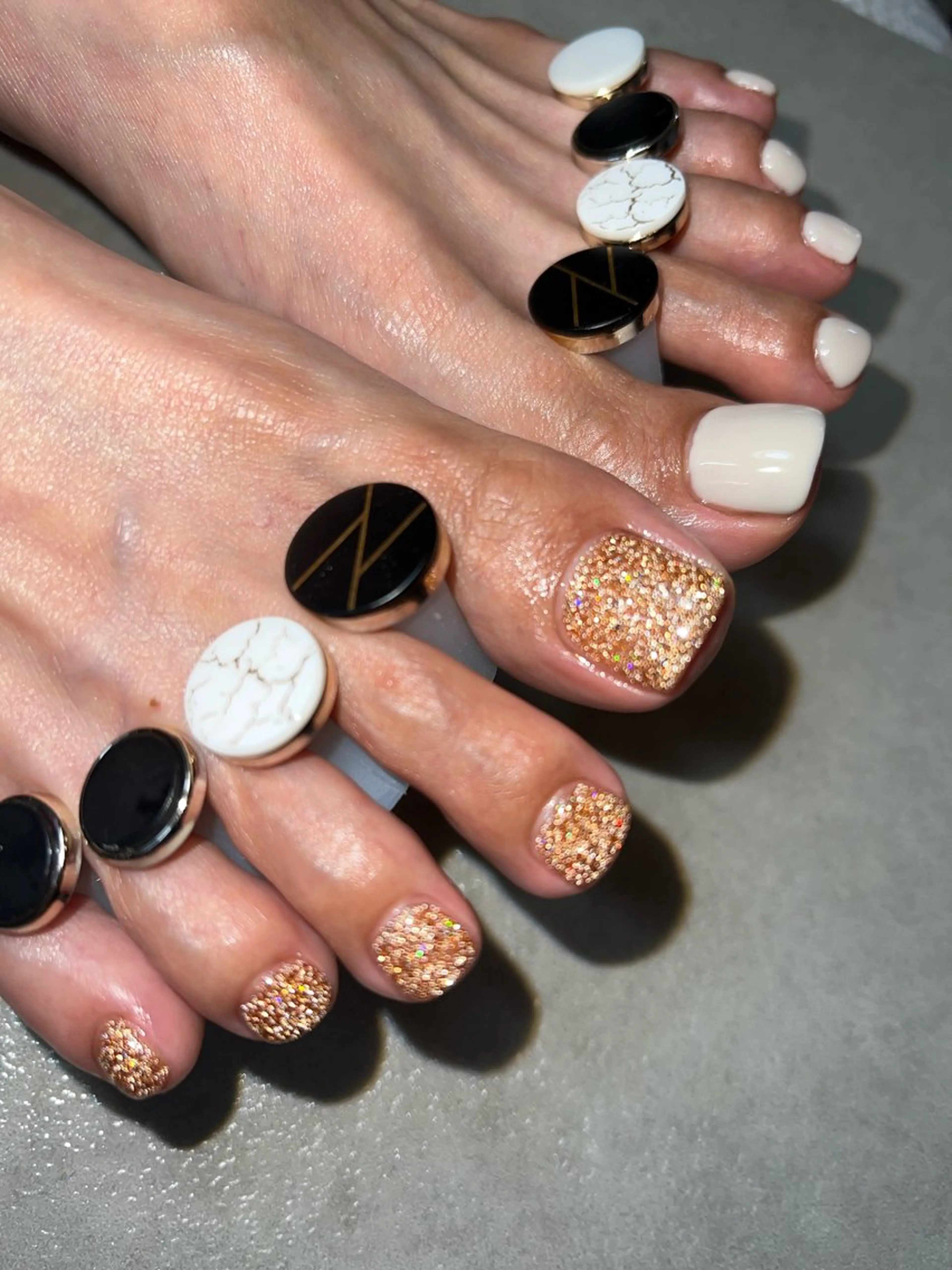 ネイル フラッシュネイル フットネイル フットネイル Nail Salon&School REPLENDA所属・REPLENDA/ azusa(石井梓)のネイルデザイン