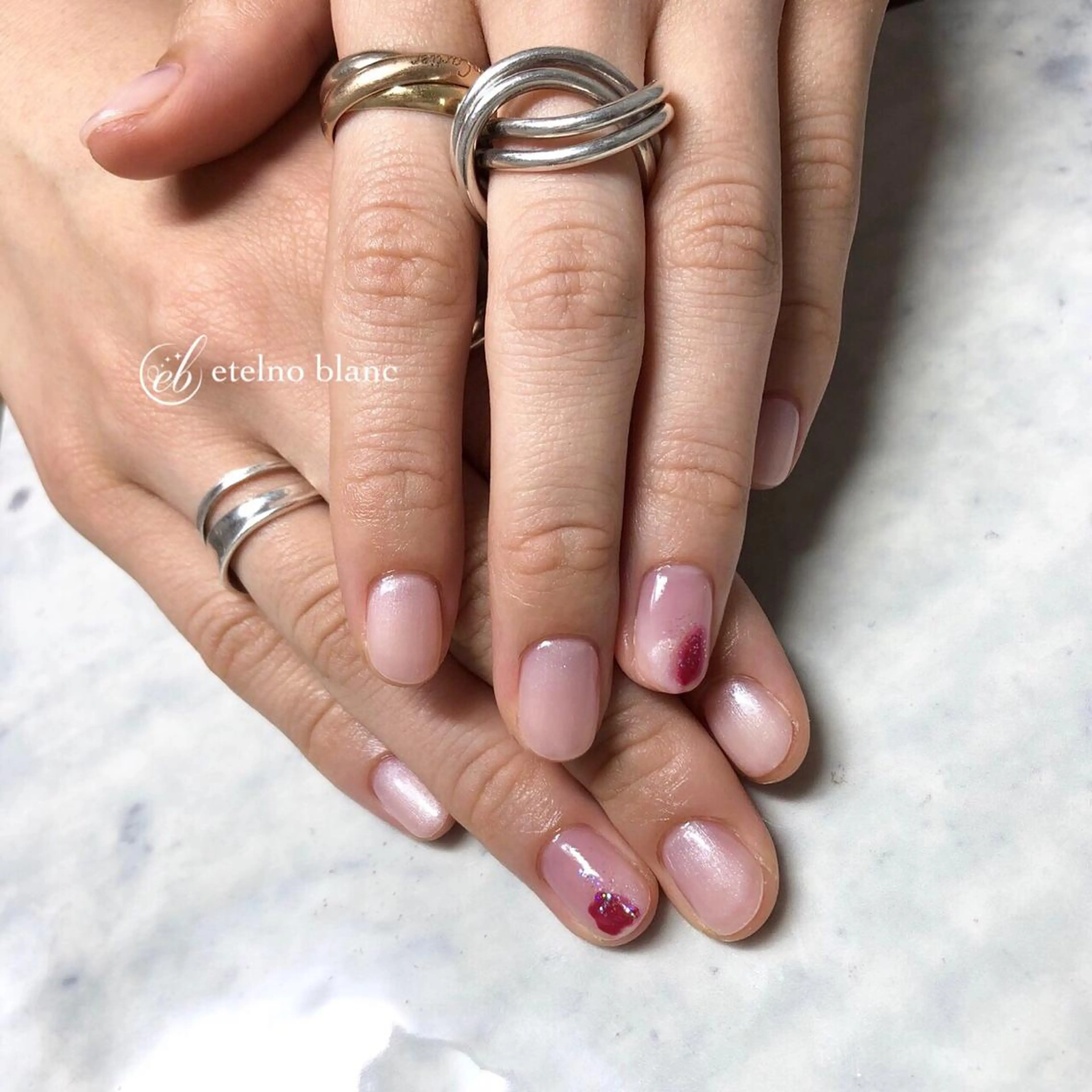 ネイル etelno blanc中目黒のネイルデザイン