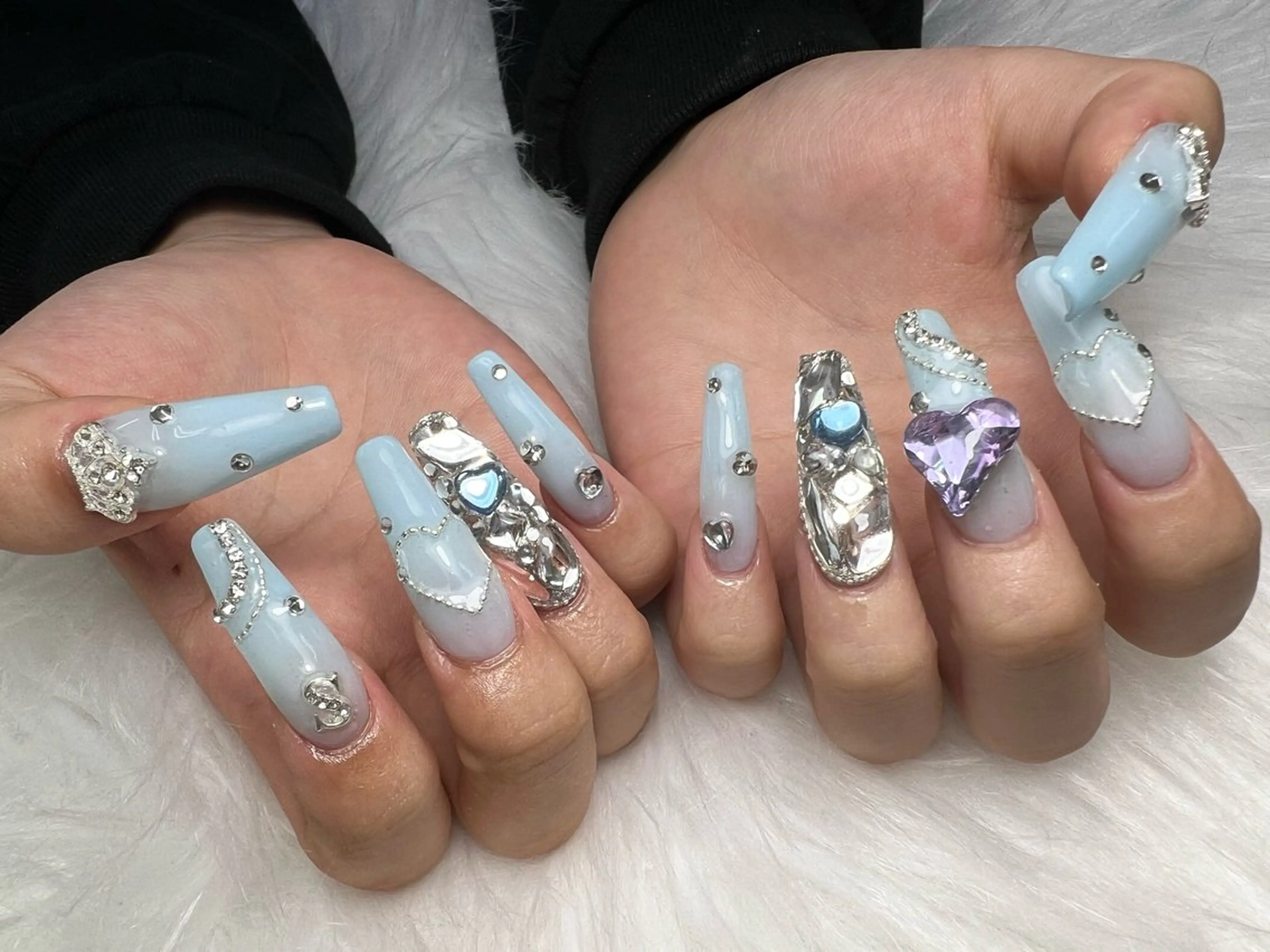 ネイル ハンドネイル Mana‪ ‪·͜· ❤︎‬のネイルデザイン