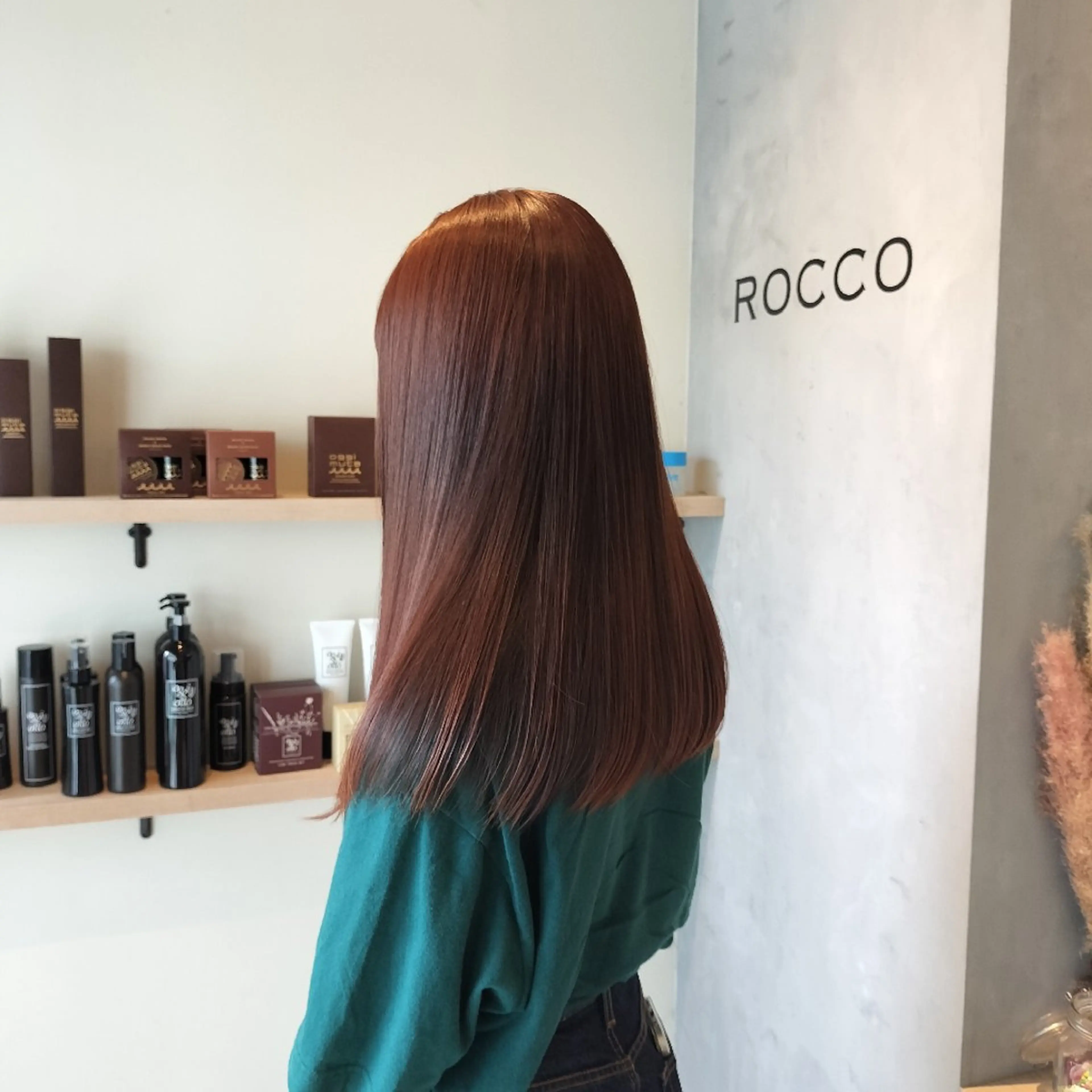 ロング カラー ヘアカラー ROCCO ひなこのヘアスタイル