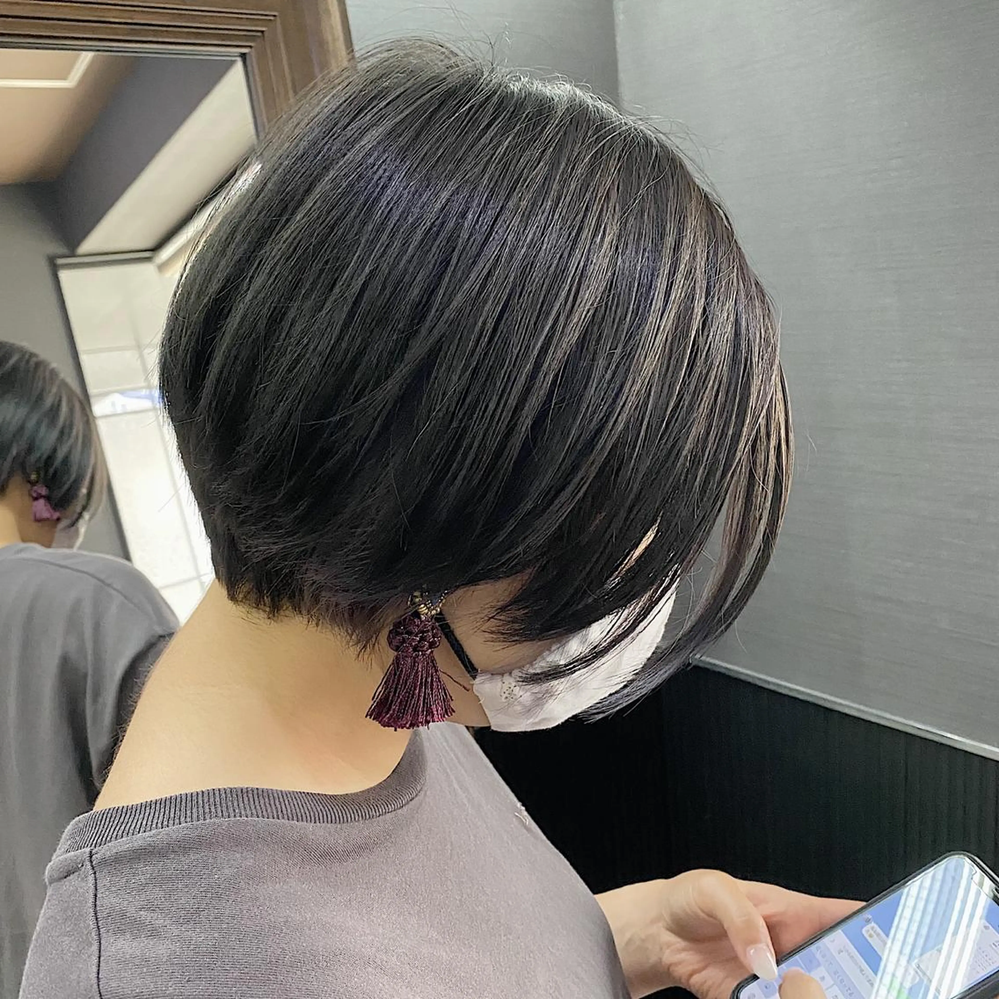 ショート Hair design Na.B所属・ジユン 지윤のヘアスタイル