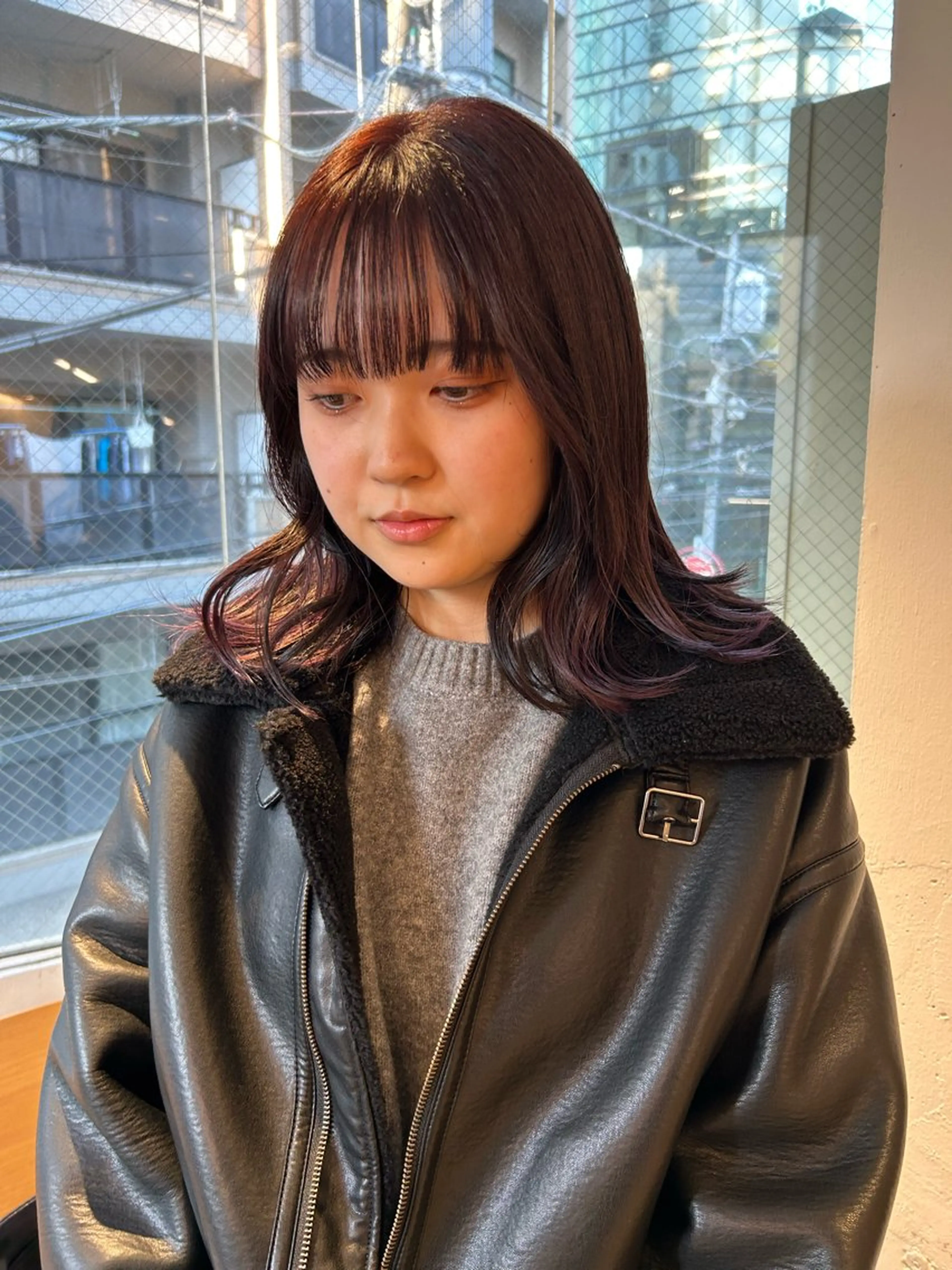 セミロング カラー カット ヘアカラー トリートメント lomalia daisukeのヘアスタイル