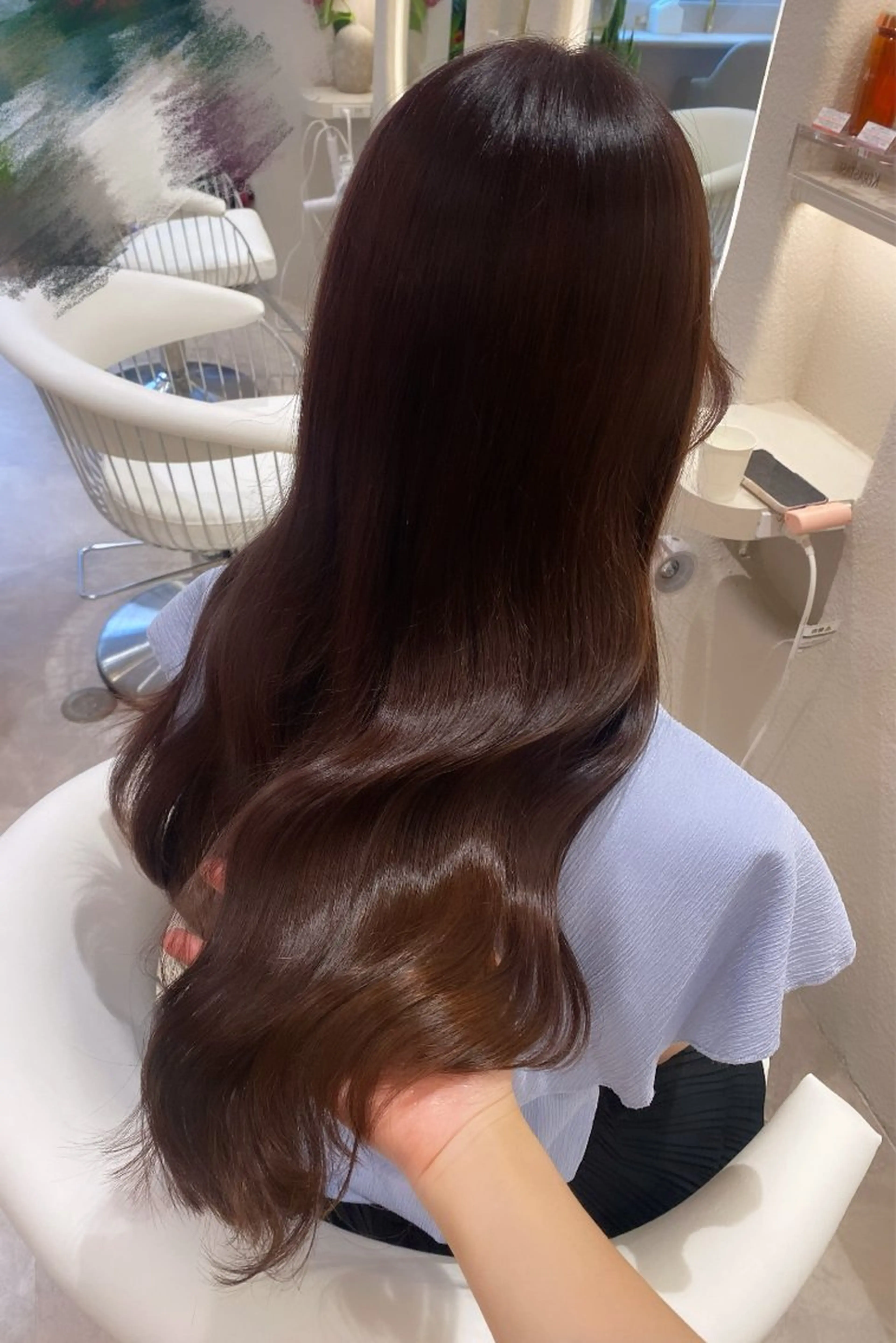 ロング 上品♡韓国レイヤー ‎🤍のの‎🤍のヘアスタイル