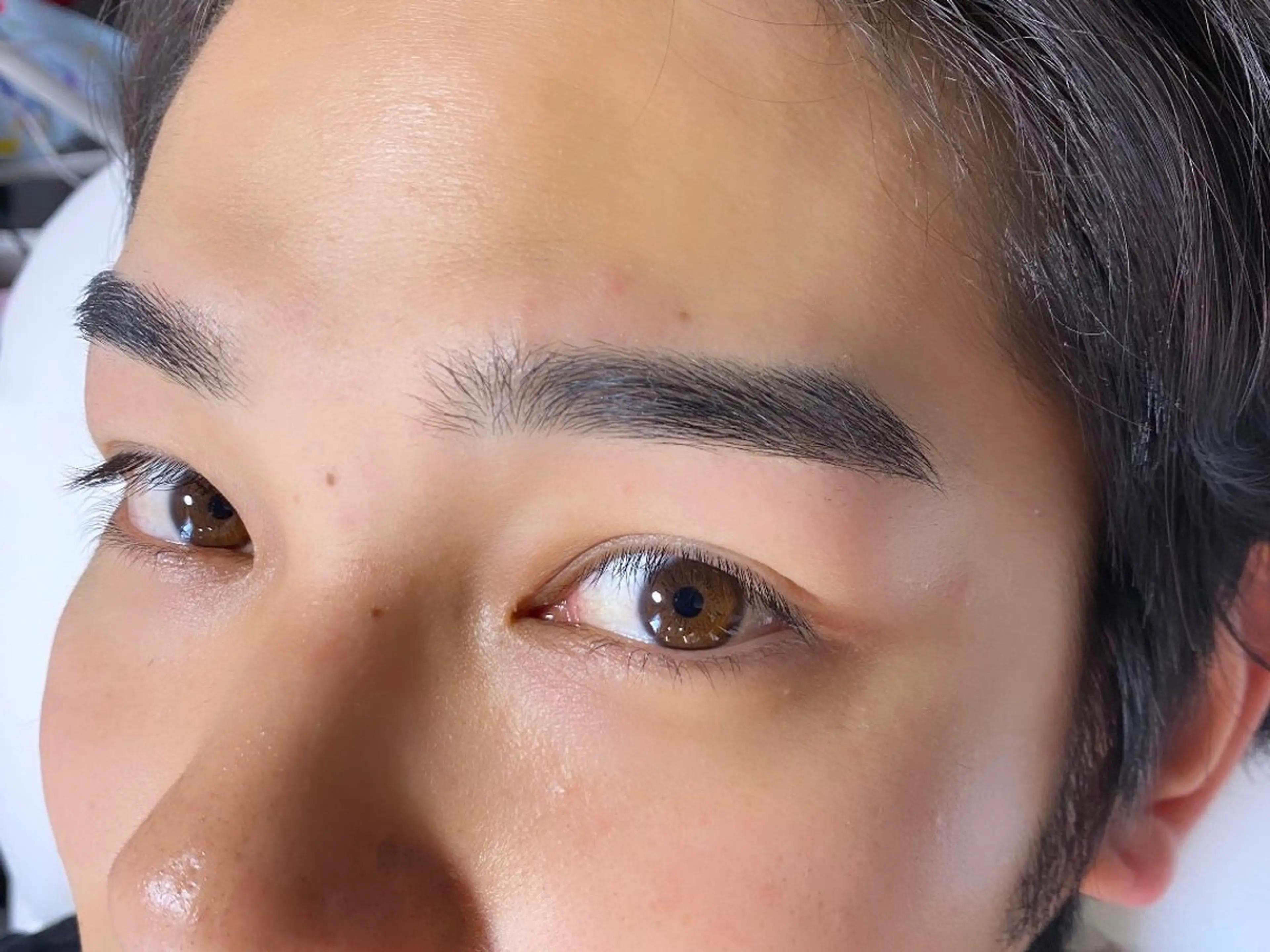 メンズ アイブロウ ワックス脱毛 眉カット その他(アイブロウ) private salon eyes所属・EYES YUNのマツエク・マツパデザイン