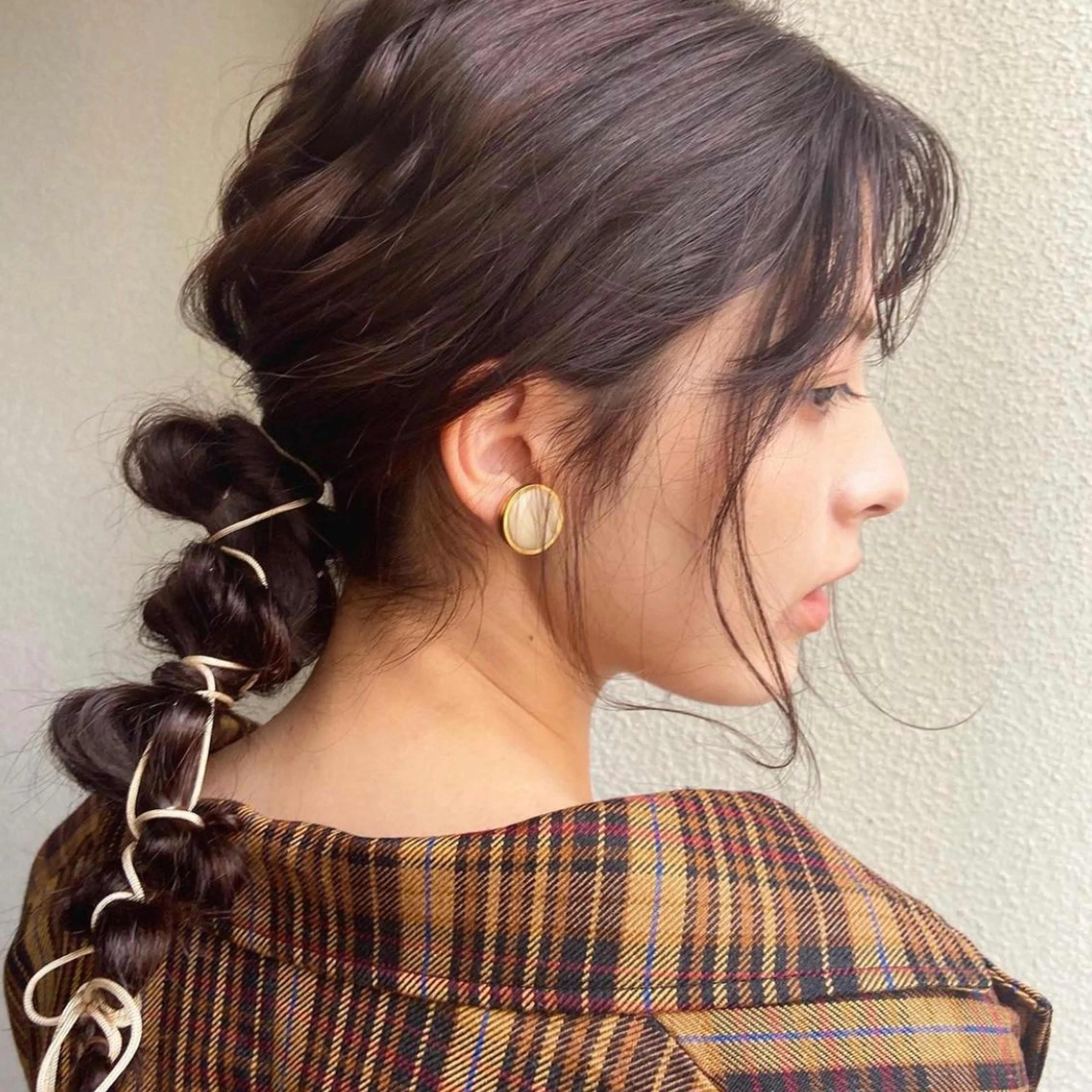 ロング カラー ヘアアレンジ ベージュカラー 韓国ヘア /男女❄️ 細江 美紅のヘアスタイル