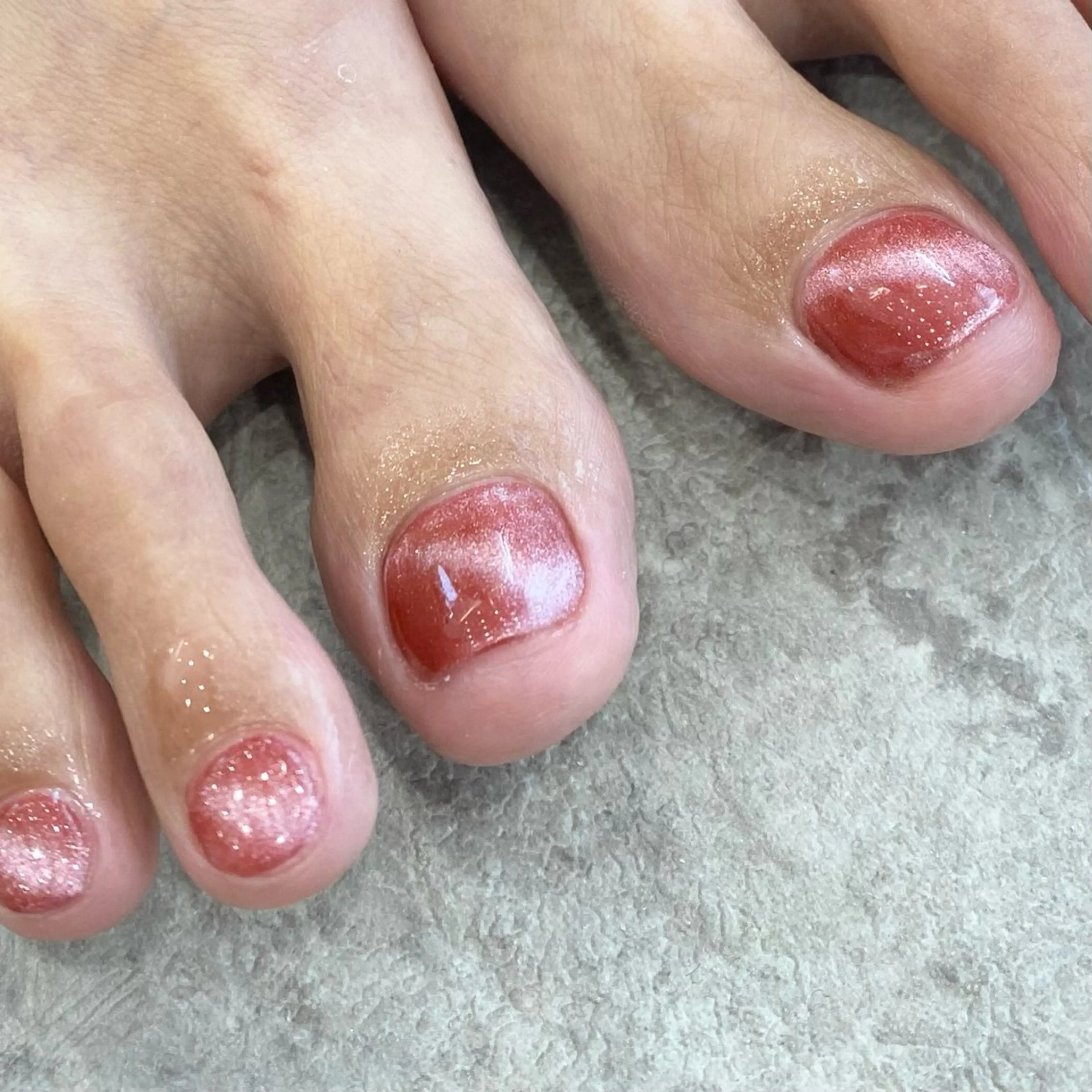 ネイル ジェルネイル ラメ(グリッター) マグネットネイル オフィスネイル Nailsalon Merci所属・Merci momoのネイルデザイン