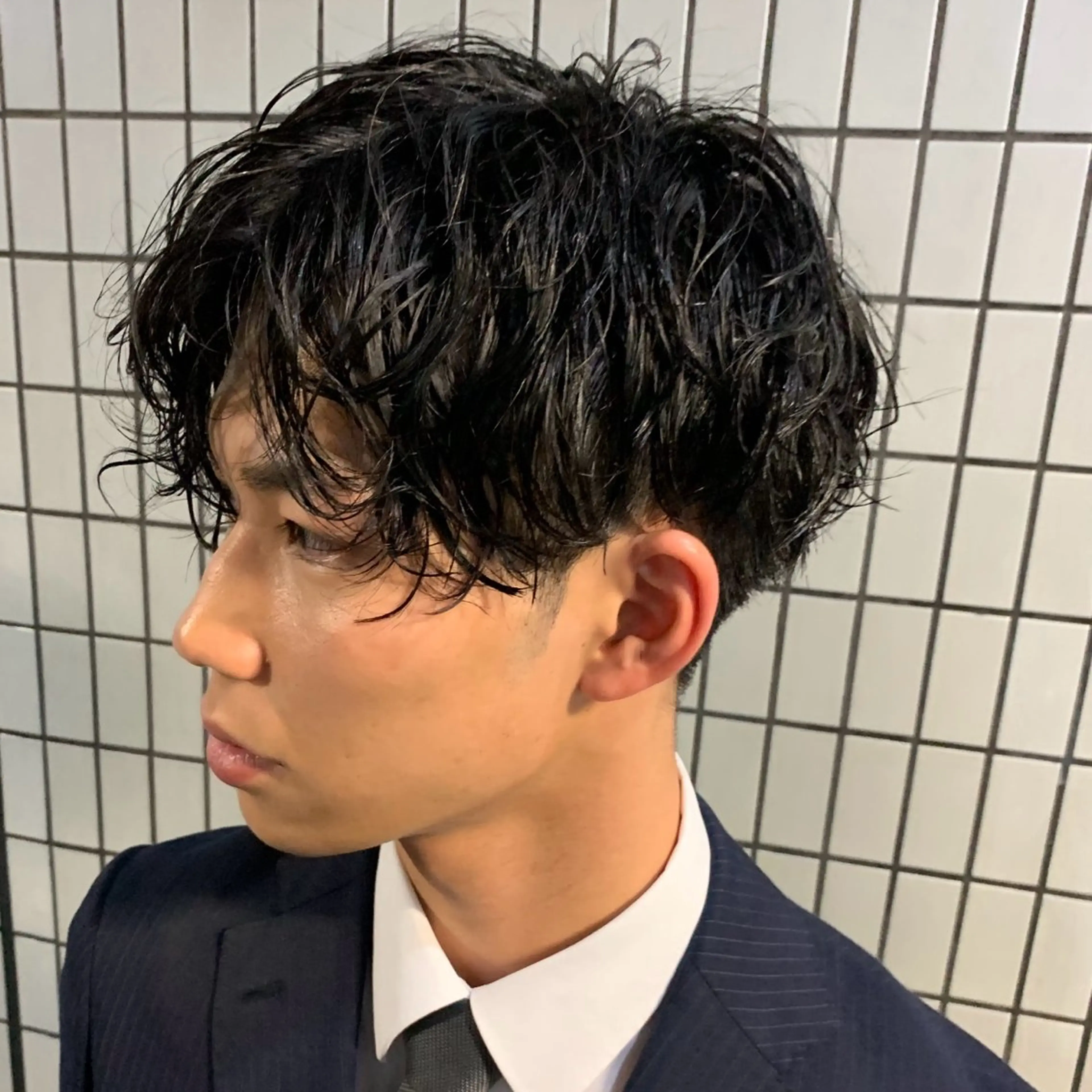 【メンズパーマコース】カット➕ダメージレスパーマ➕高持続トリートメントの写真