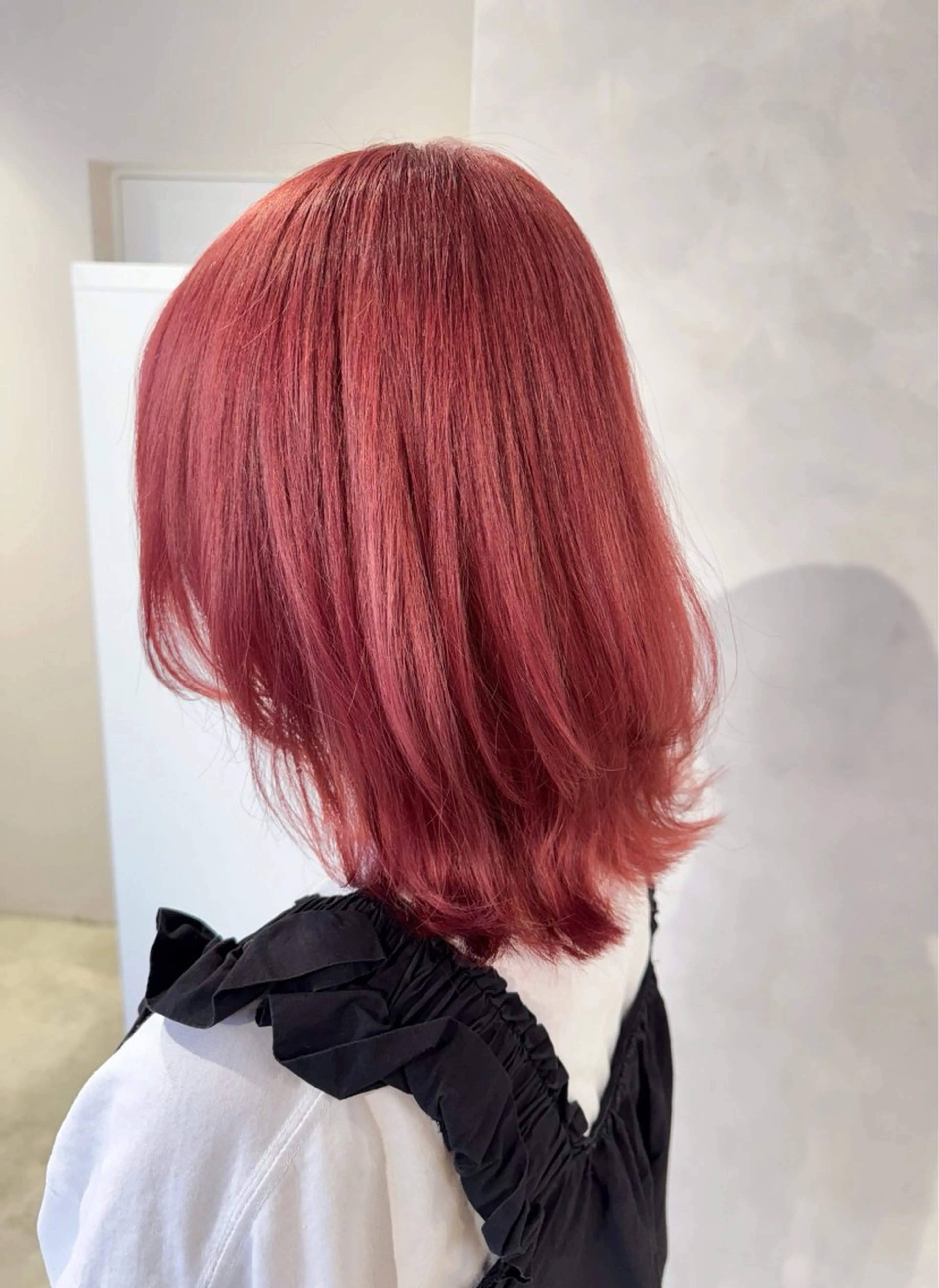 カラー レッドカラー カット ヘアカラー トリートメント 透明感カラー✨艶髪 制作🌱山根あゆみのヘアスタイル