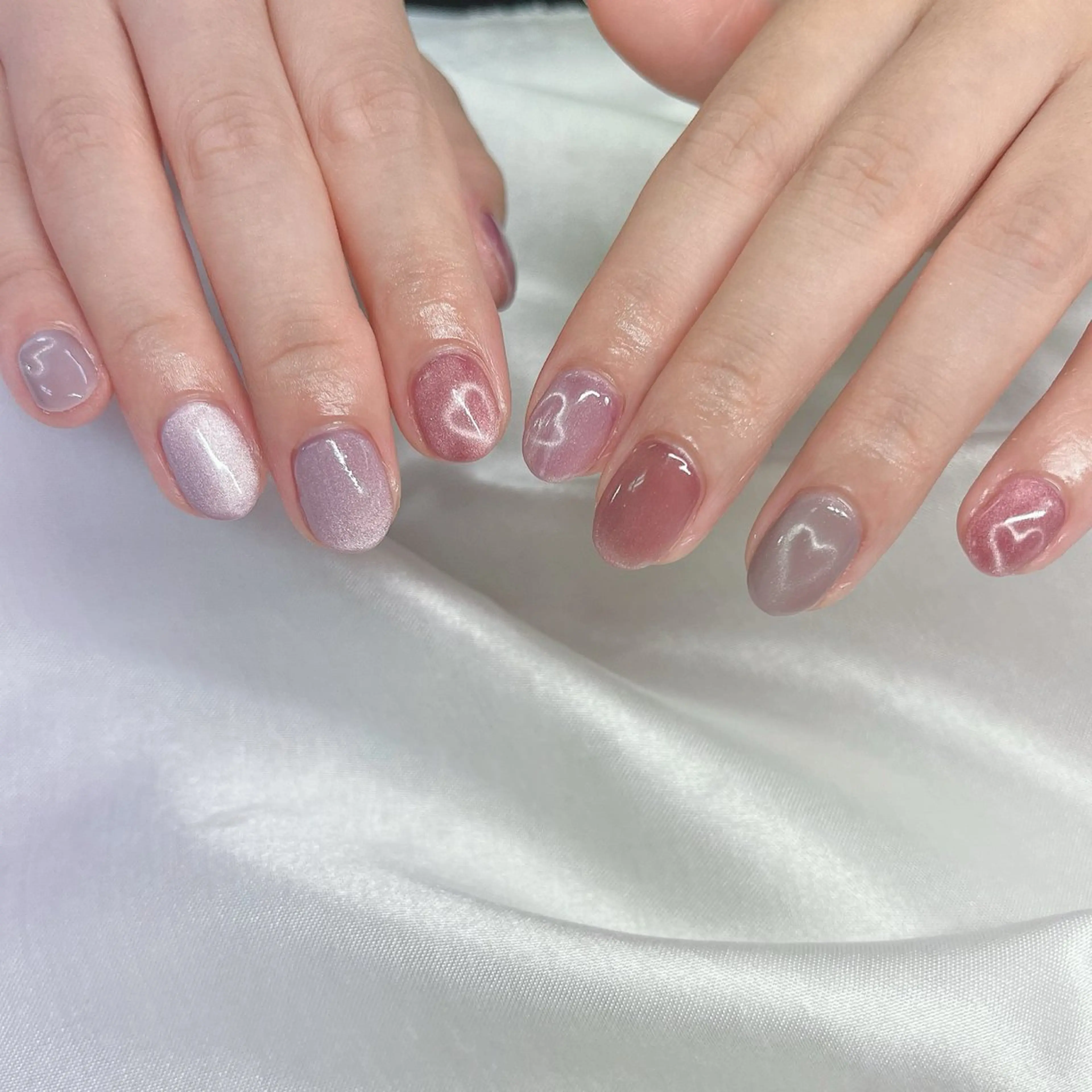 ネイル ハート ハンドネイル takahashi / Bianca中野のネイルデザイン