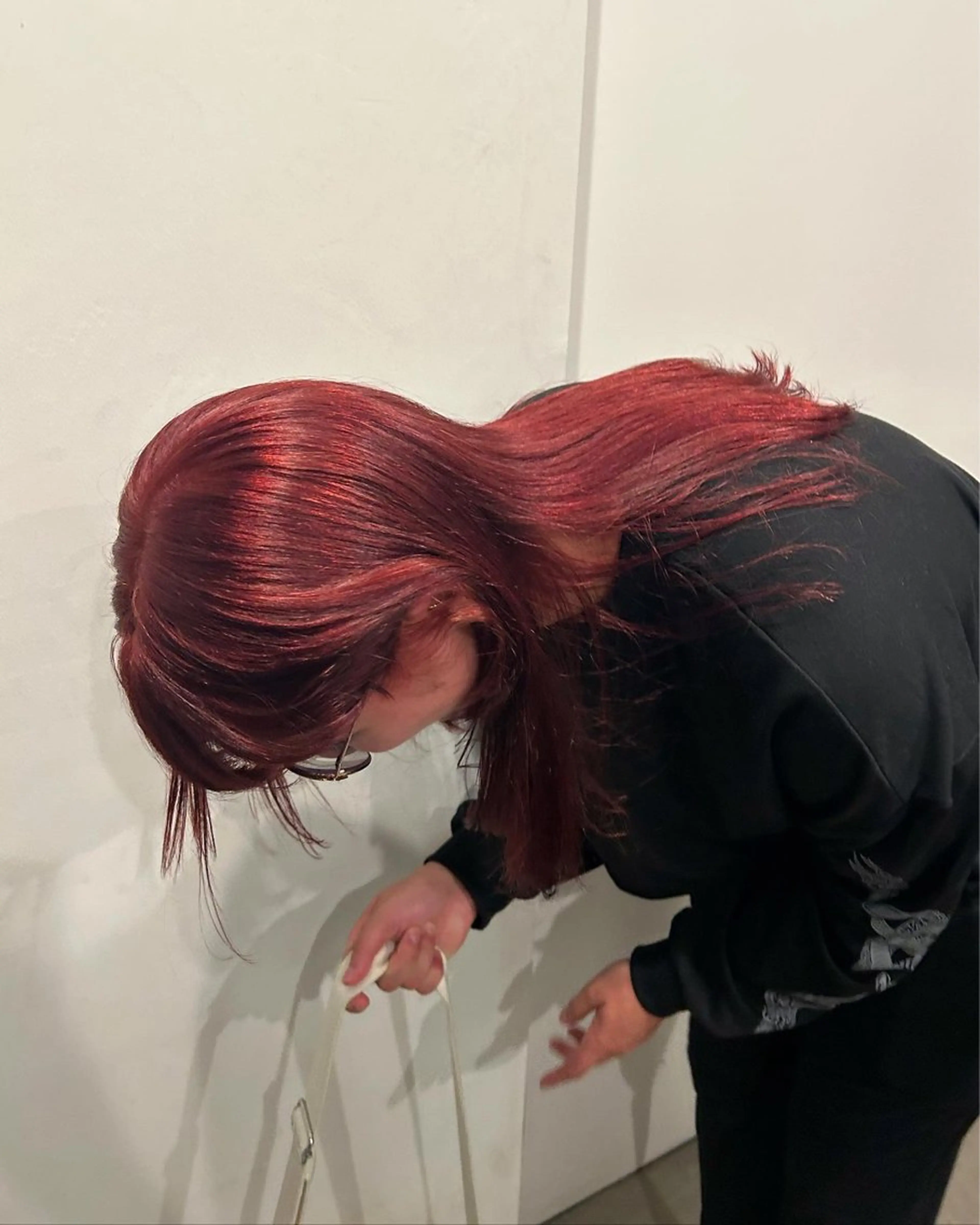 セミロング カラー カット ヘアカラー トリートメント hen所属・心斎橋/レイヤー/ ブリーチ/モエのヘアスタイル