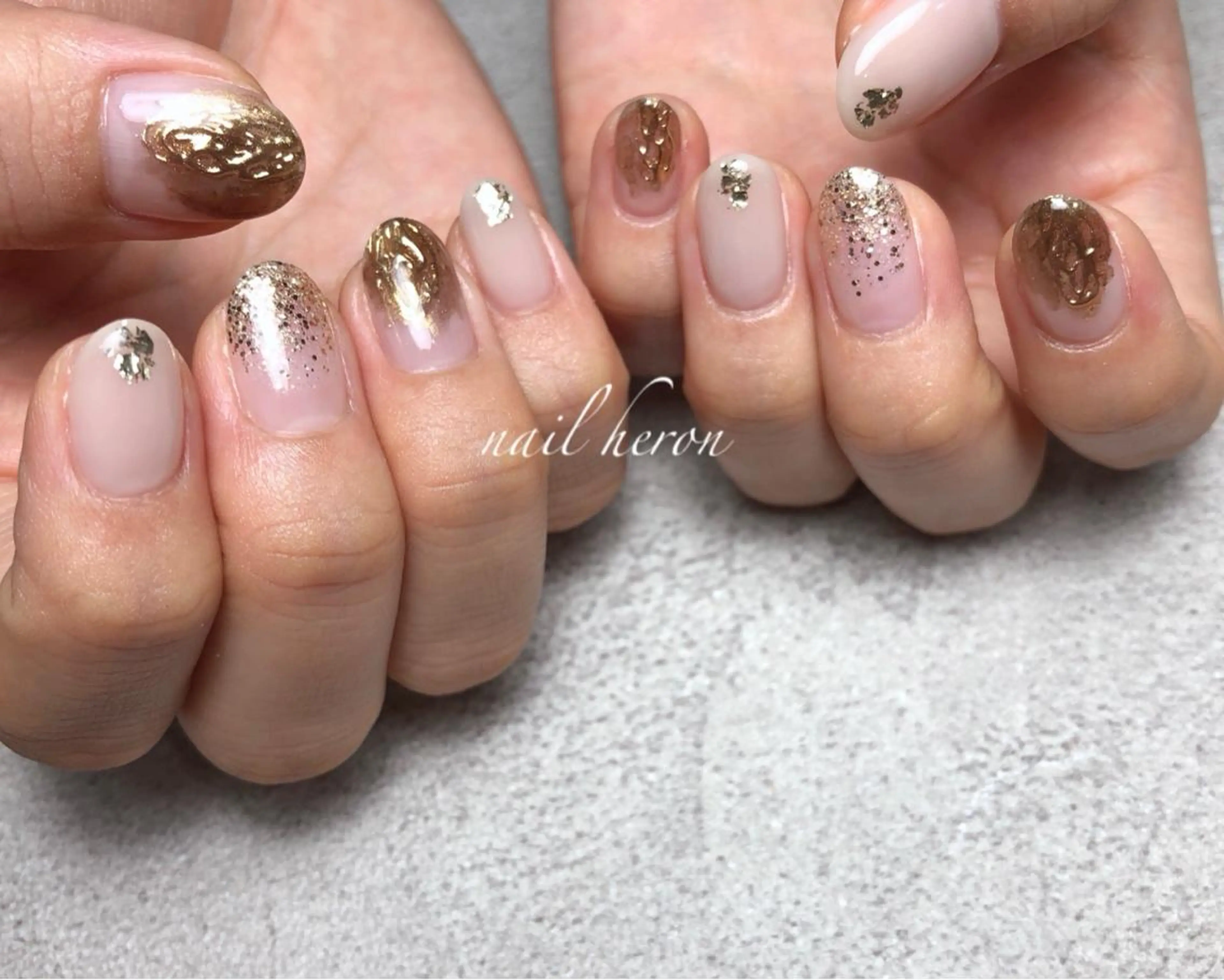 ネイル ニュアンスネイル ハンドネイル nail heron所属・saki_ nail heronのその他イメージ