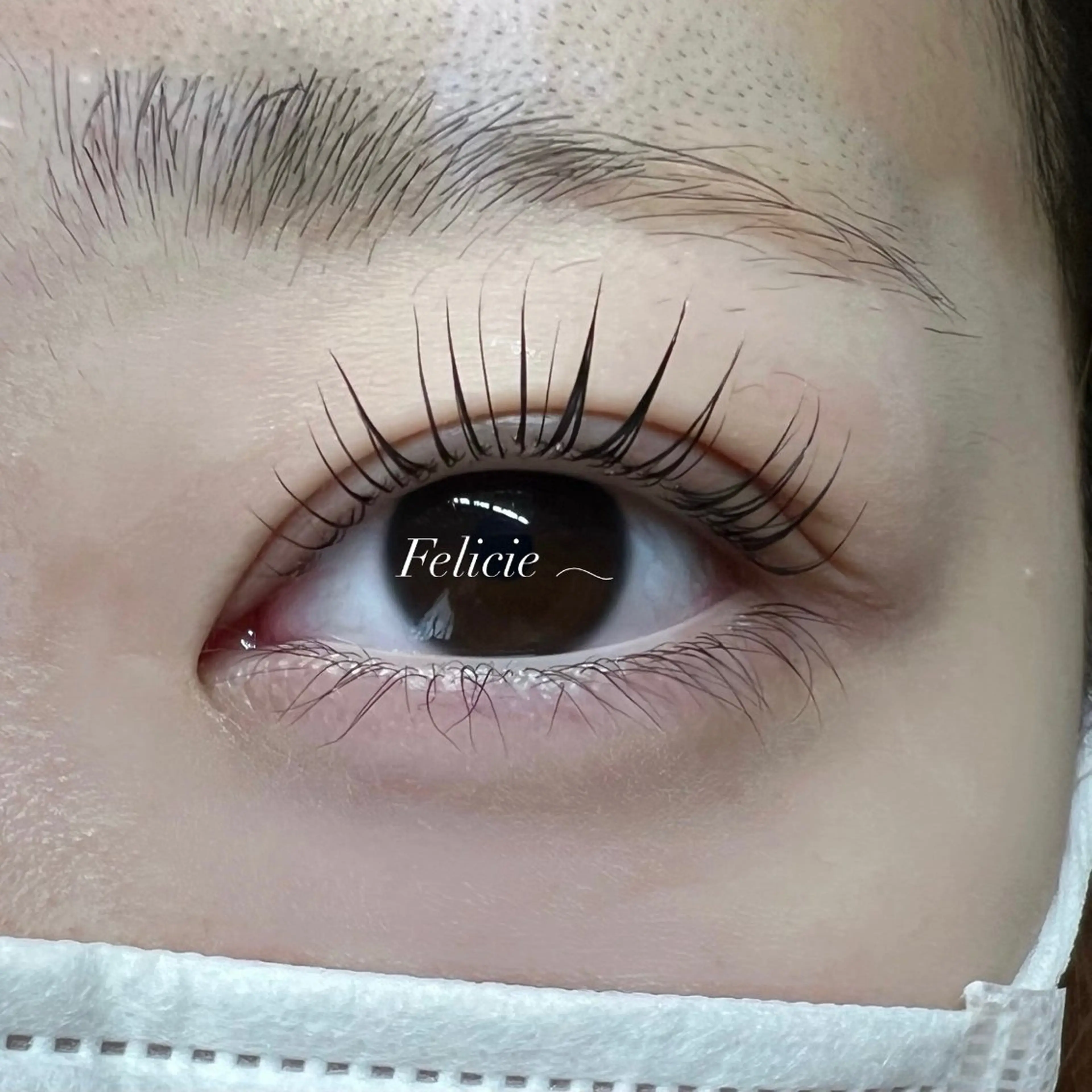 マツエク・マツパ パリジェンヌラッシュリフト マツパ Felicie＊ Sayakaのマツエク・マツパデザイン