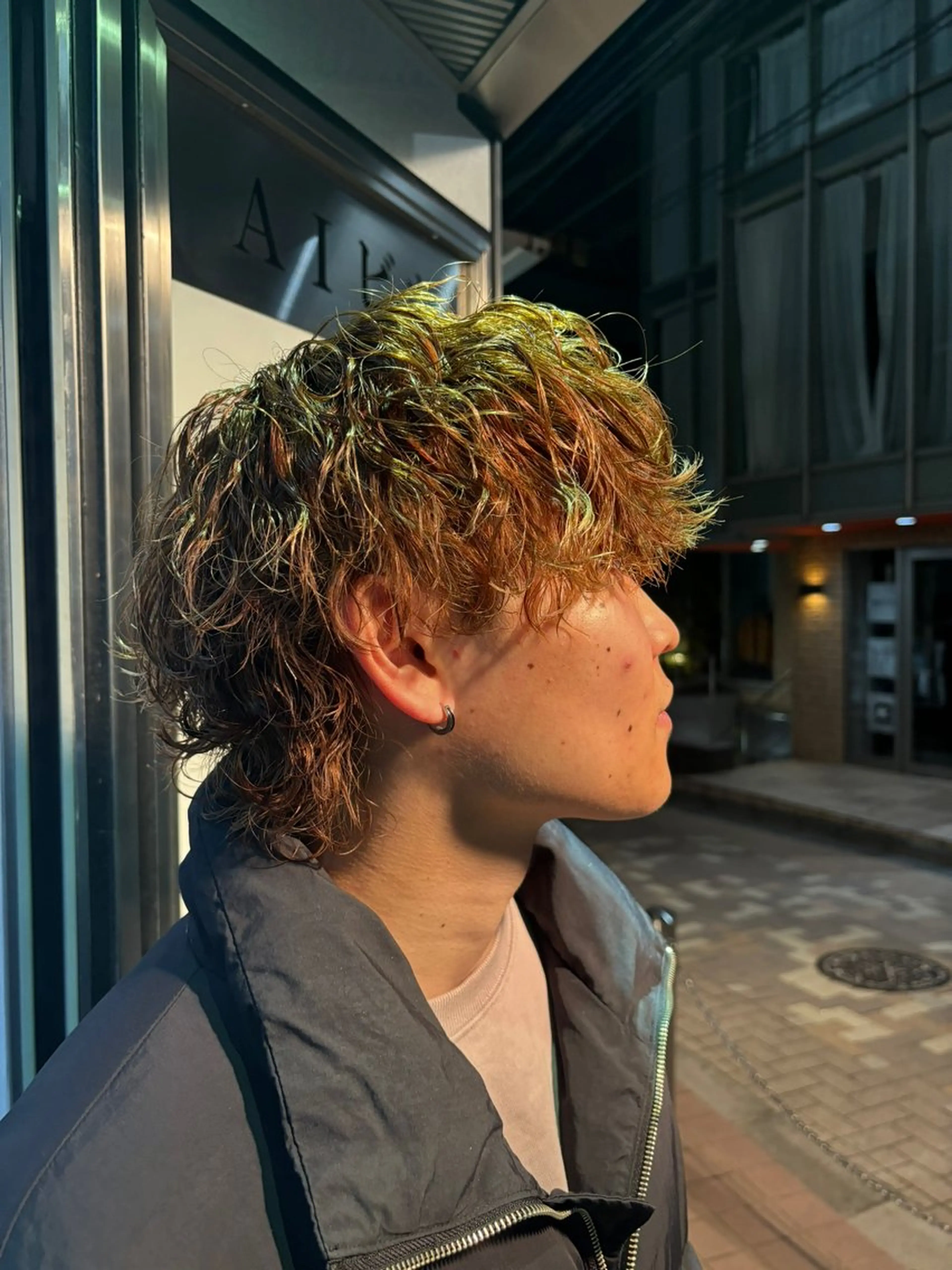 ショート パーマ メンズ 美容師歴6年 fifth前比嘉💥のヘアスタイル
