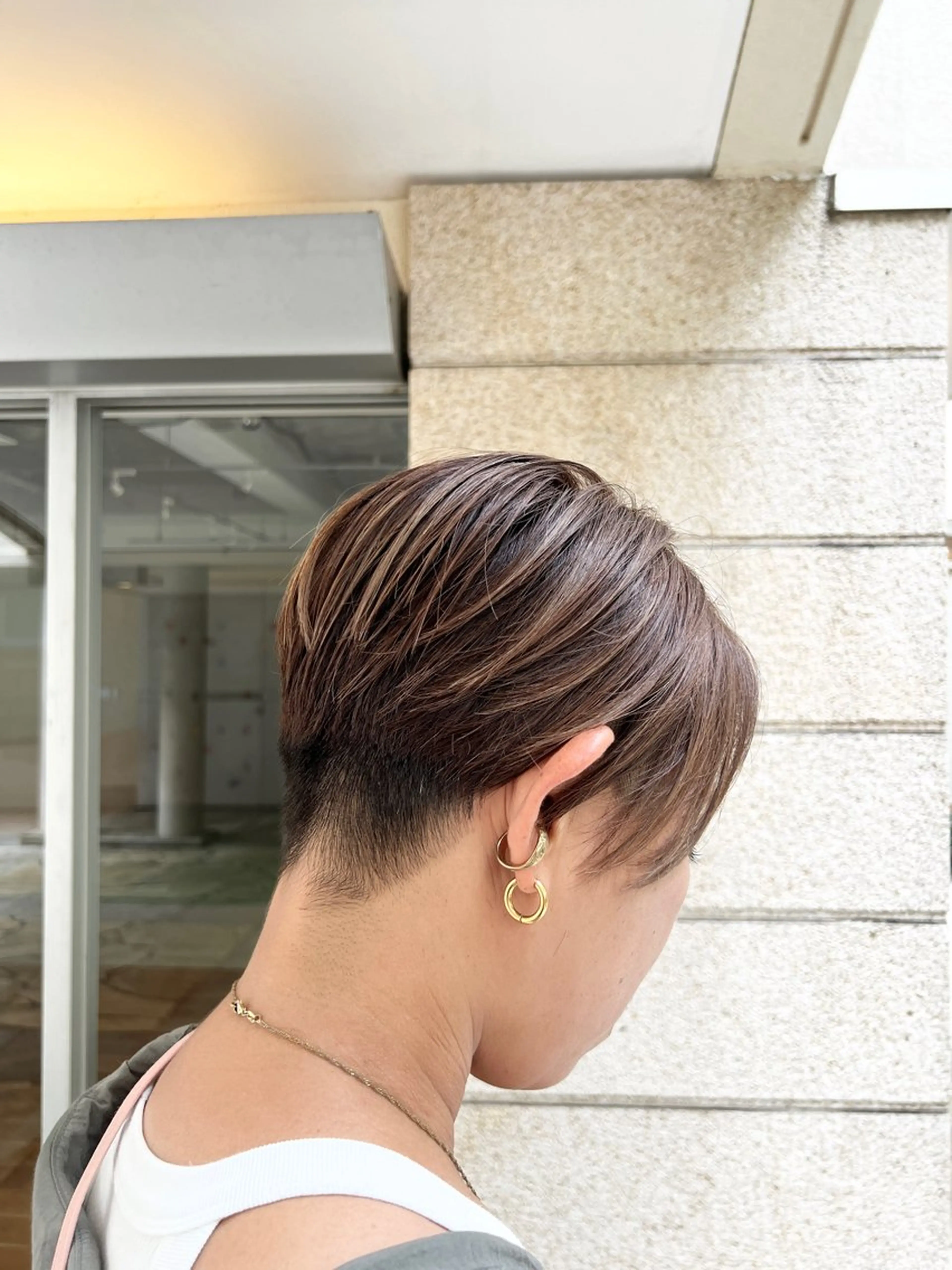 ショート カラー ハイライトカラー ハイライト iruk（イルク）所属・木村翔/大名ショート ボブ/ショートボブのヘアスタイル