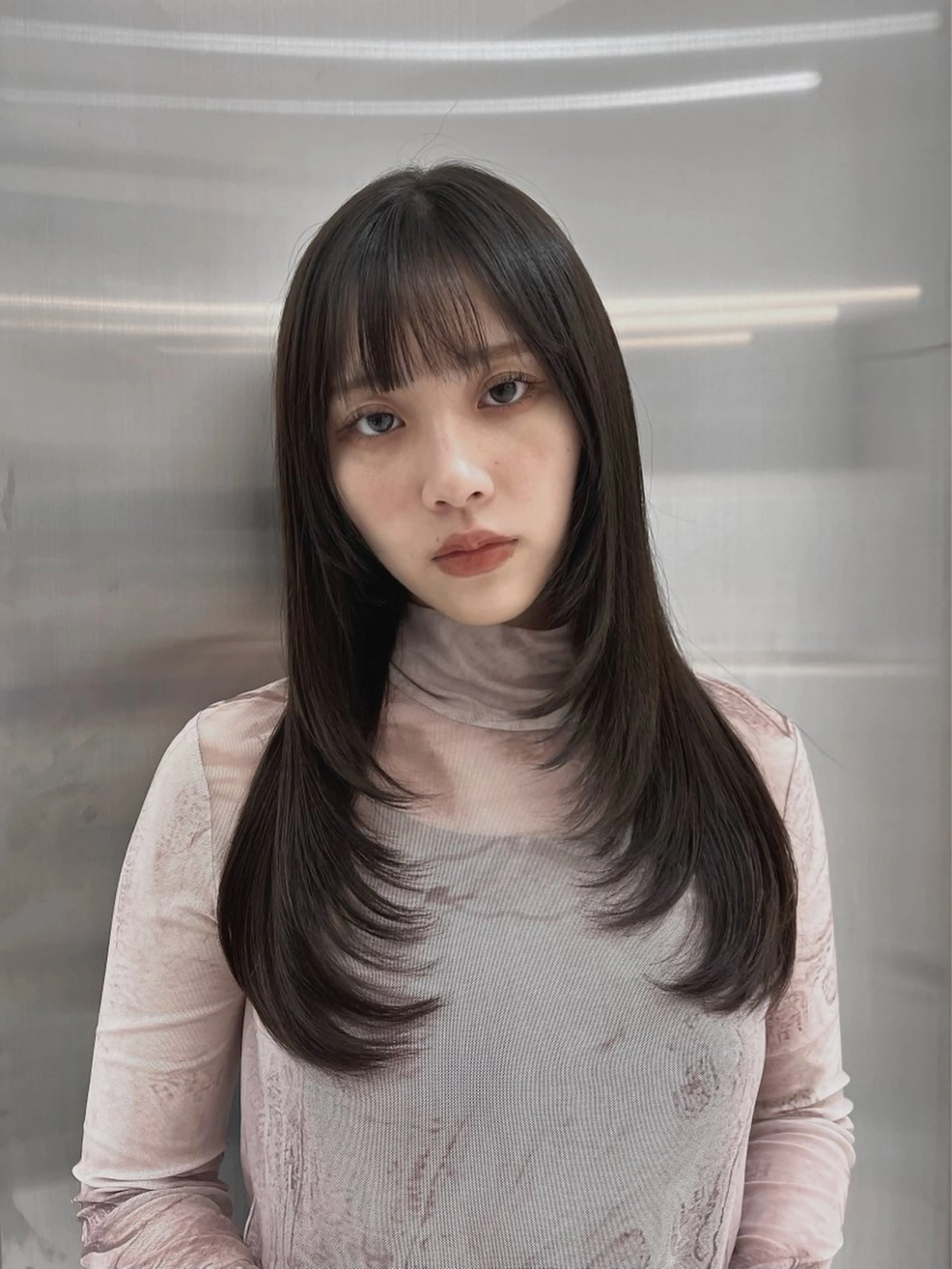 ロング ヘアアレンジ 岩堀 氷河のヘアスタイル