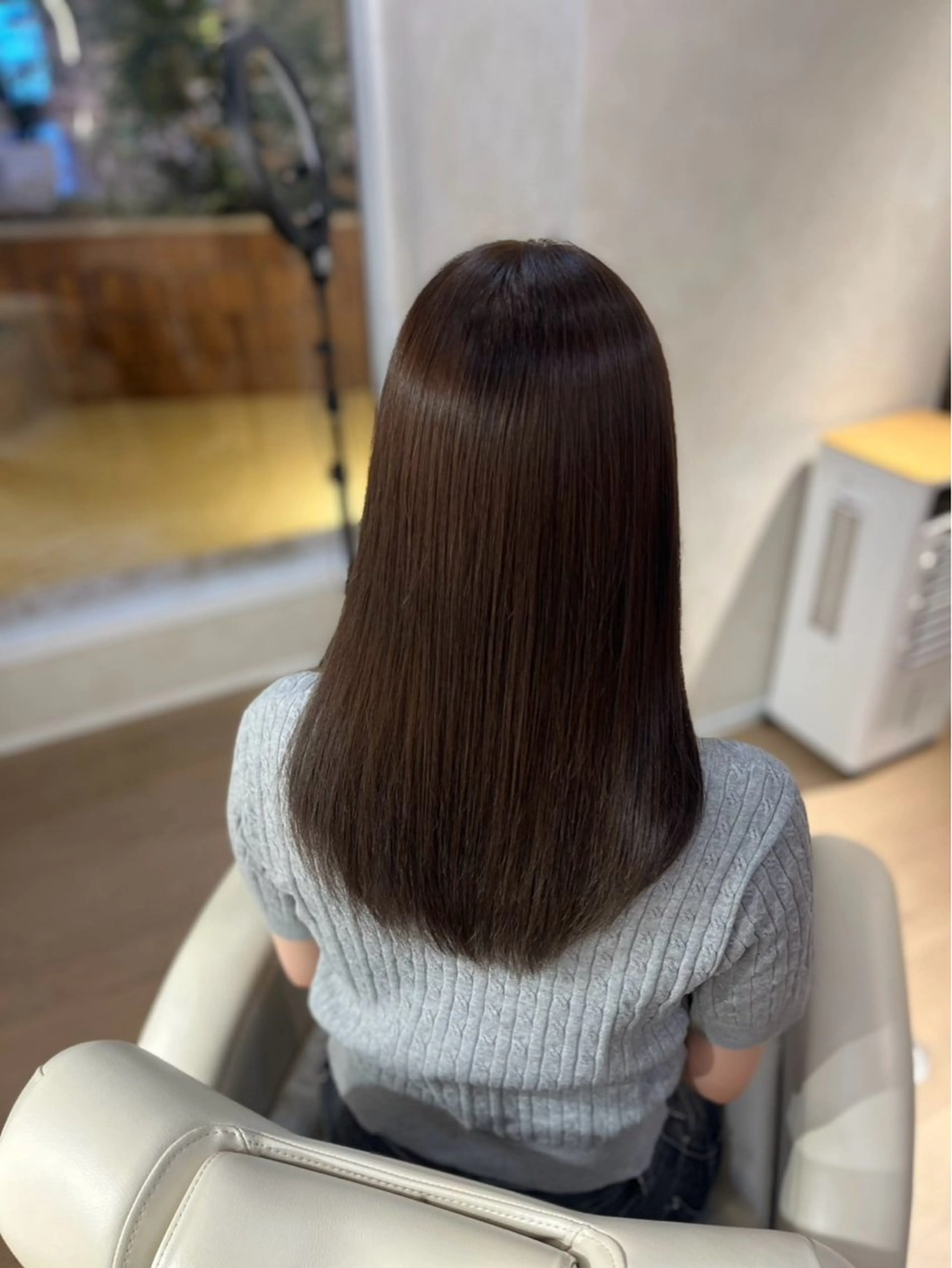 セミロング カラー 髪質改善 髪質改善カラー /タニグチ　コウキのヘアスタイル