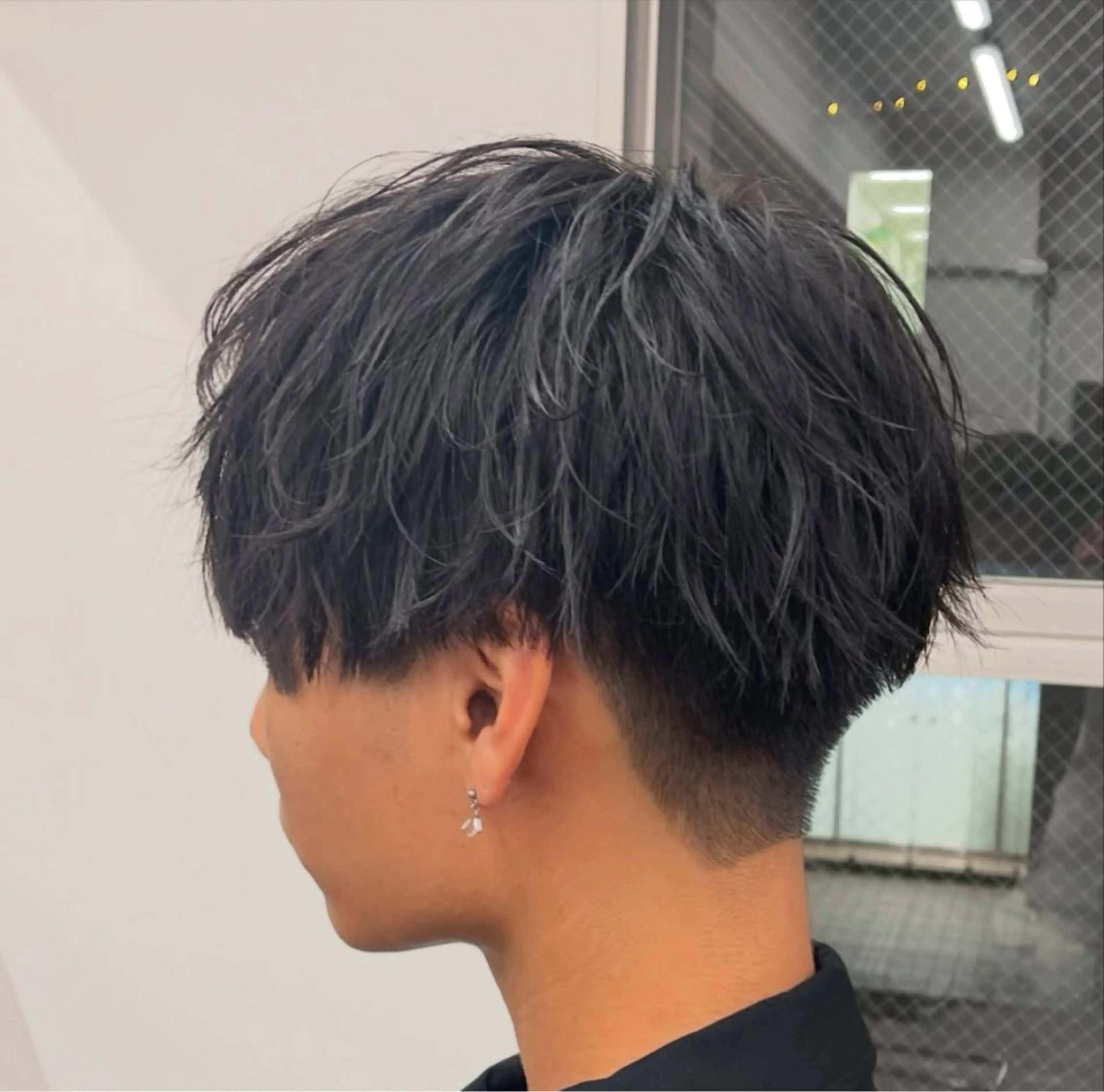 パーマ メンズ カット パーマ ニュアンス/フェザー /ウルフ/伶馬のヘアスタイル