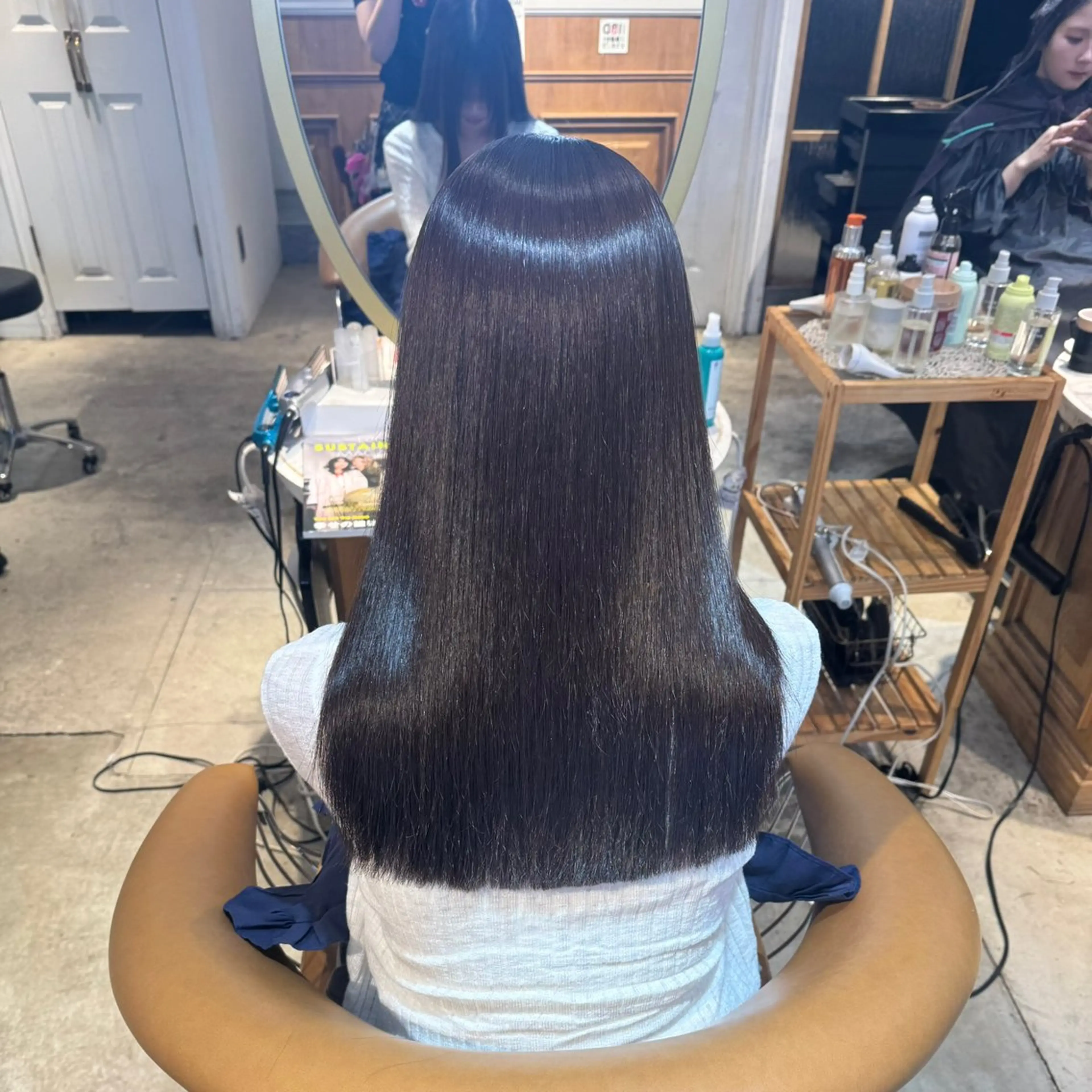 ロング 髪質改善 縮毛矯正 カット ヘアカラー トリートメント 髪質改善/ボブ /韓国/erikoのヘアスタイル