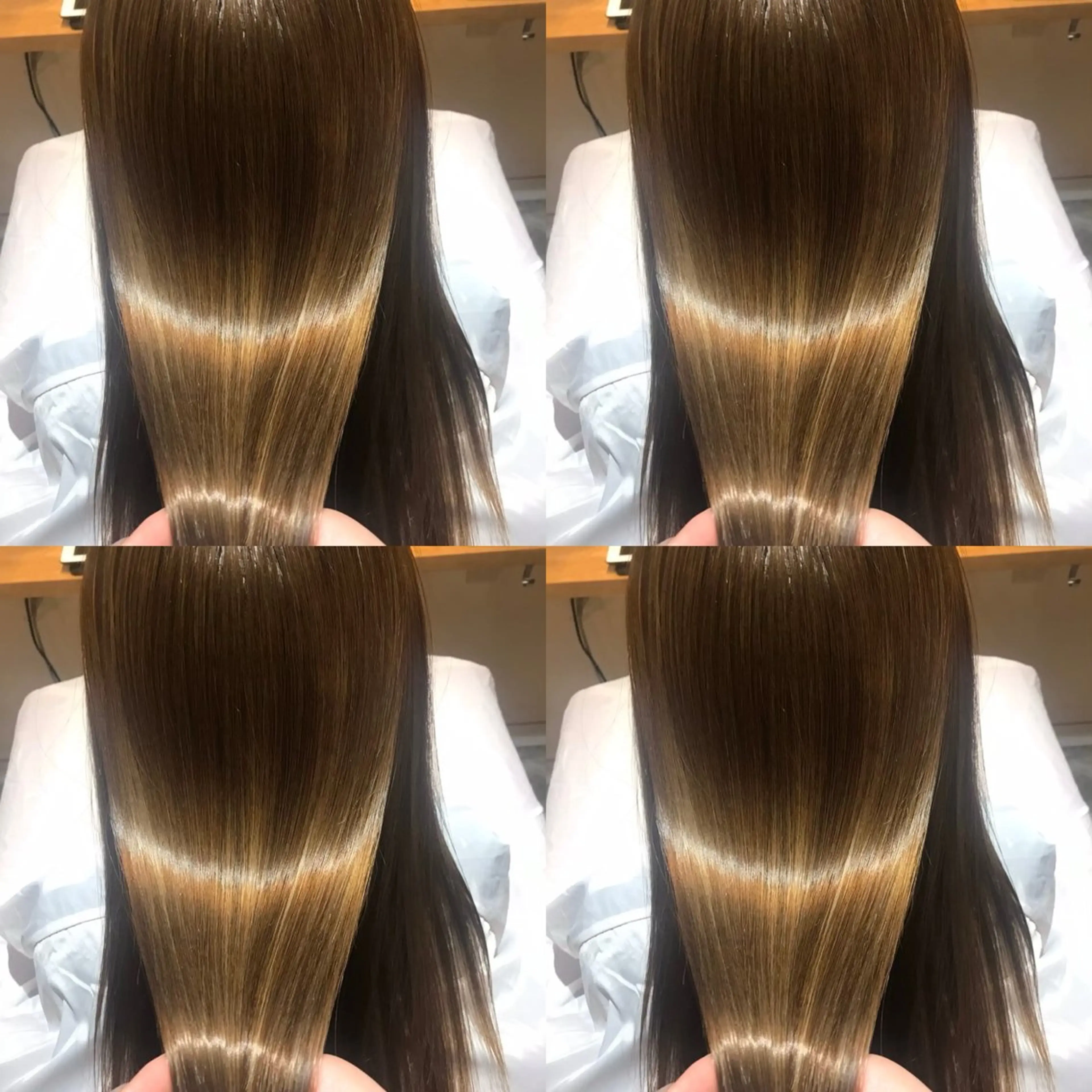 ロング カラー ベージュカラー オリーブベージュ 髪質改善 ヘアカラー トリートメント 韓国レイヤー ×髪質改善✨純大のヘアスタイル