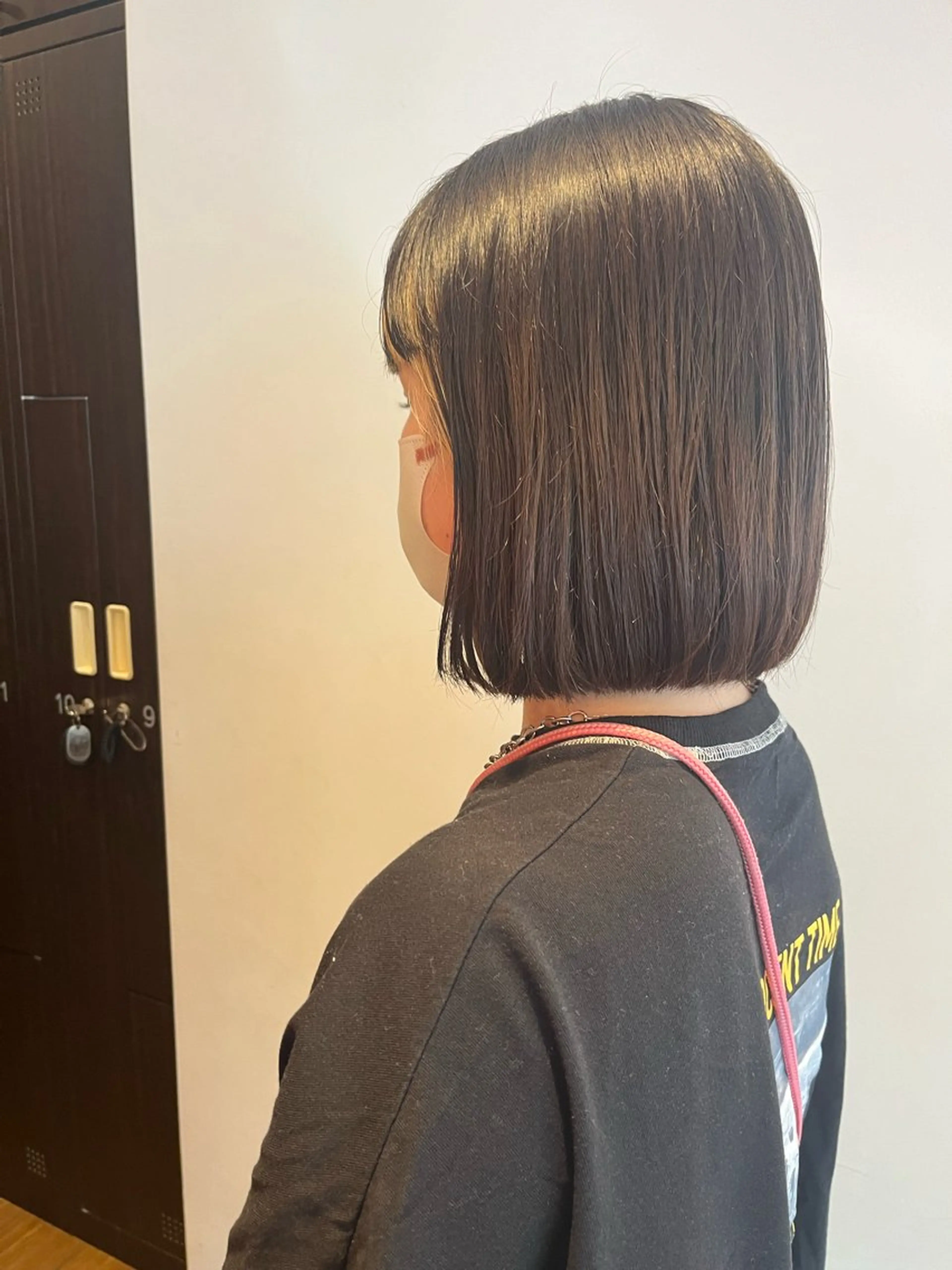 ショート 切りっぱなしボブ ボブ LENAHC ist アベフミナのヘアスタイル