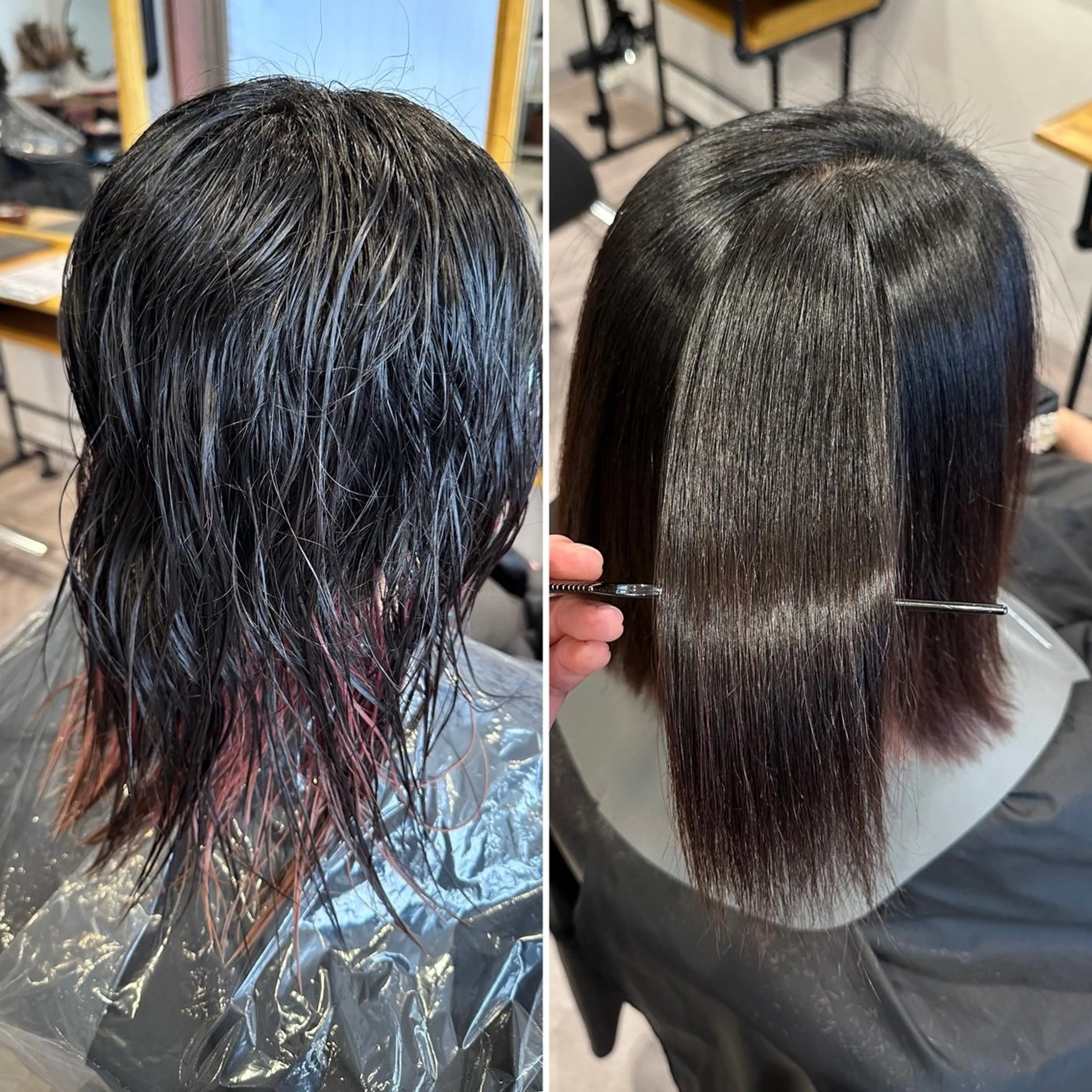 セミロング 髪質改善 縮毛矯正 カット 縮毛矯正 トリートメント affect 上大岡所属・《髪質改善・縮毛矯正 /ブリーチ》坂本爽のヘアスタイル