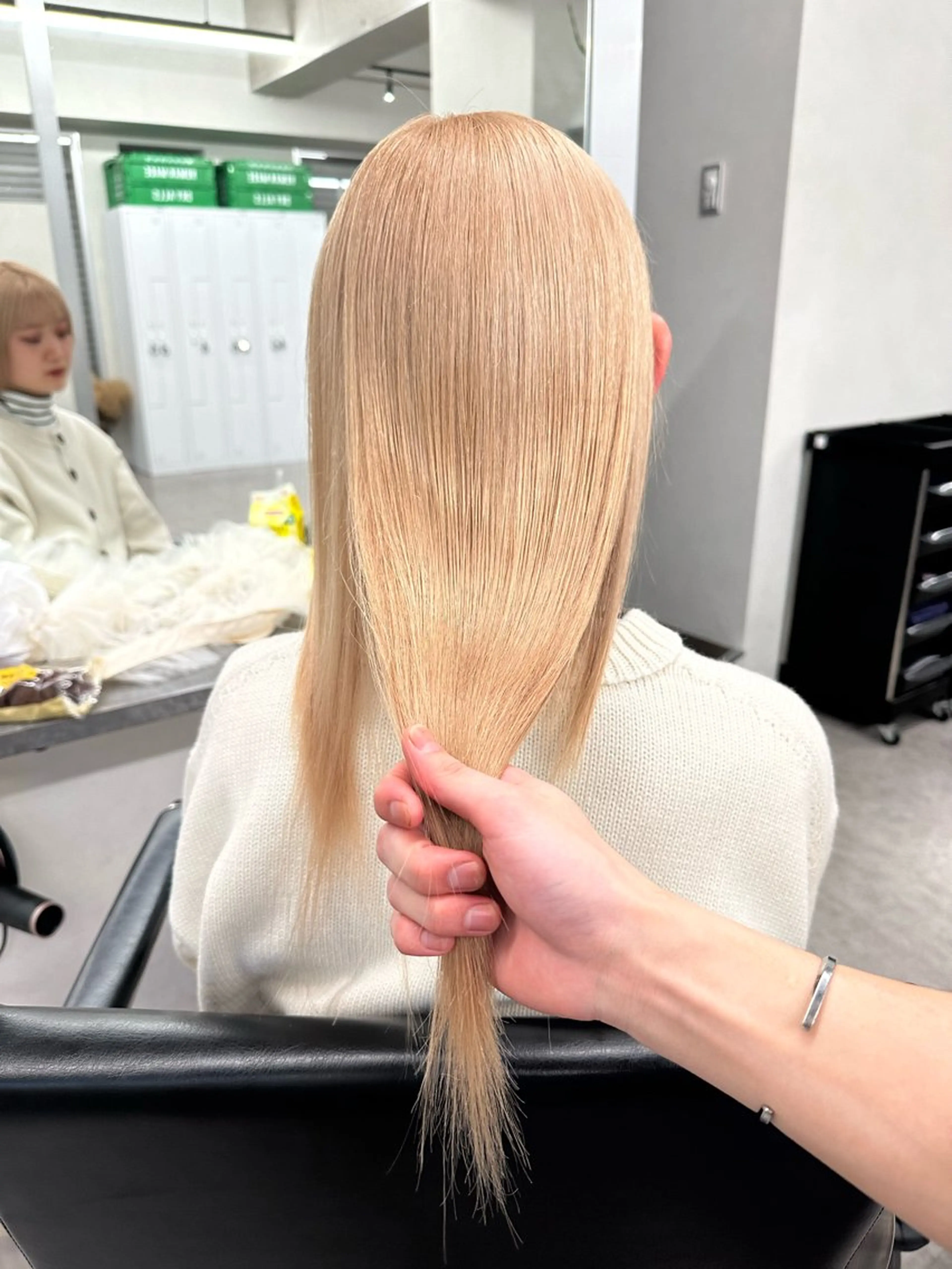 ロング カラー tint by alo bleach 大阪梅田【ティントバイアロブリーチ】所属・✨武内凌太✨ カットモデル募集のヘアスタイル